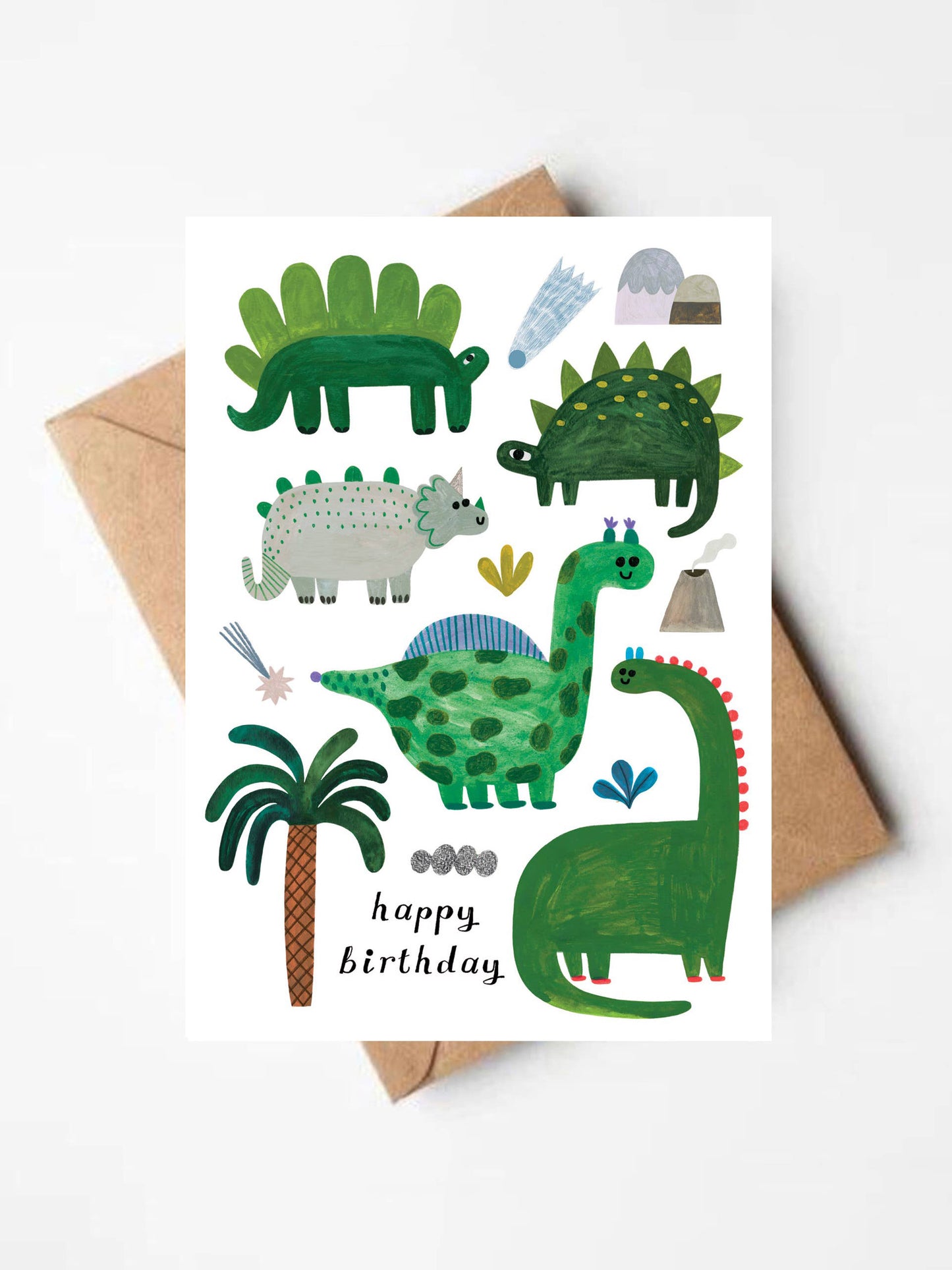 Dinosaurs Birthday Card