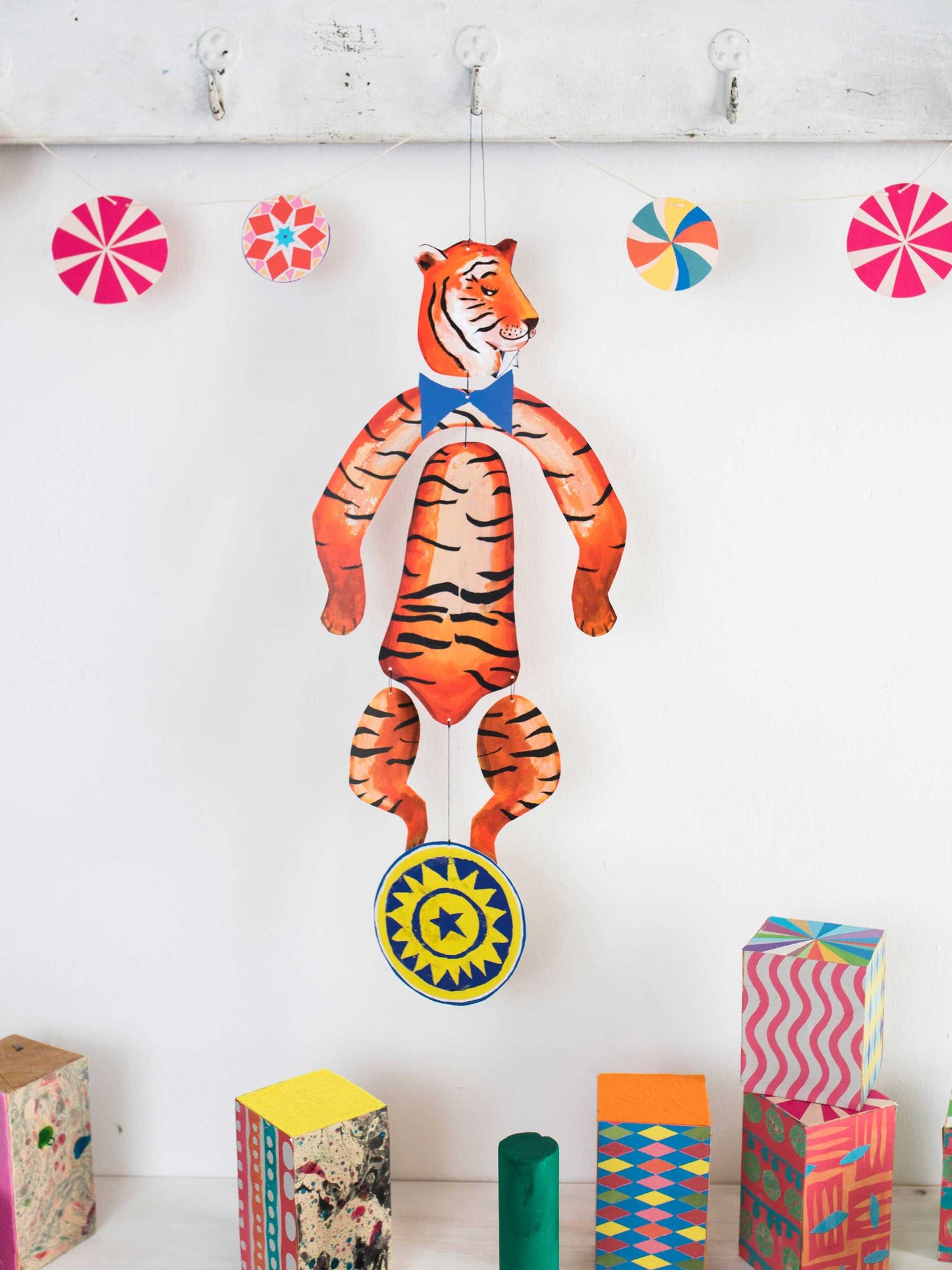 Nursery Circus Tiger Kinetic Mobile