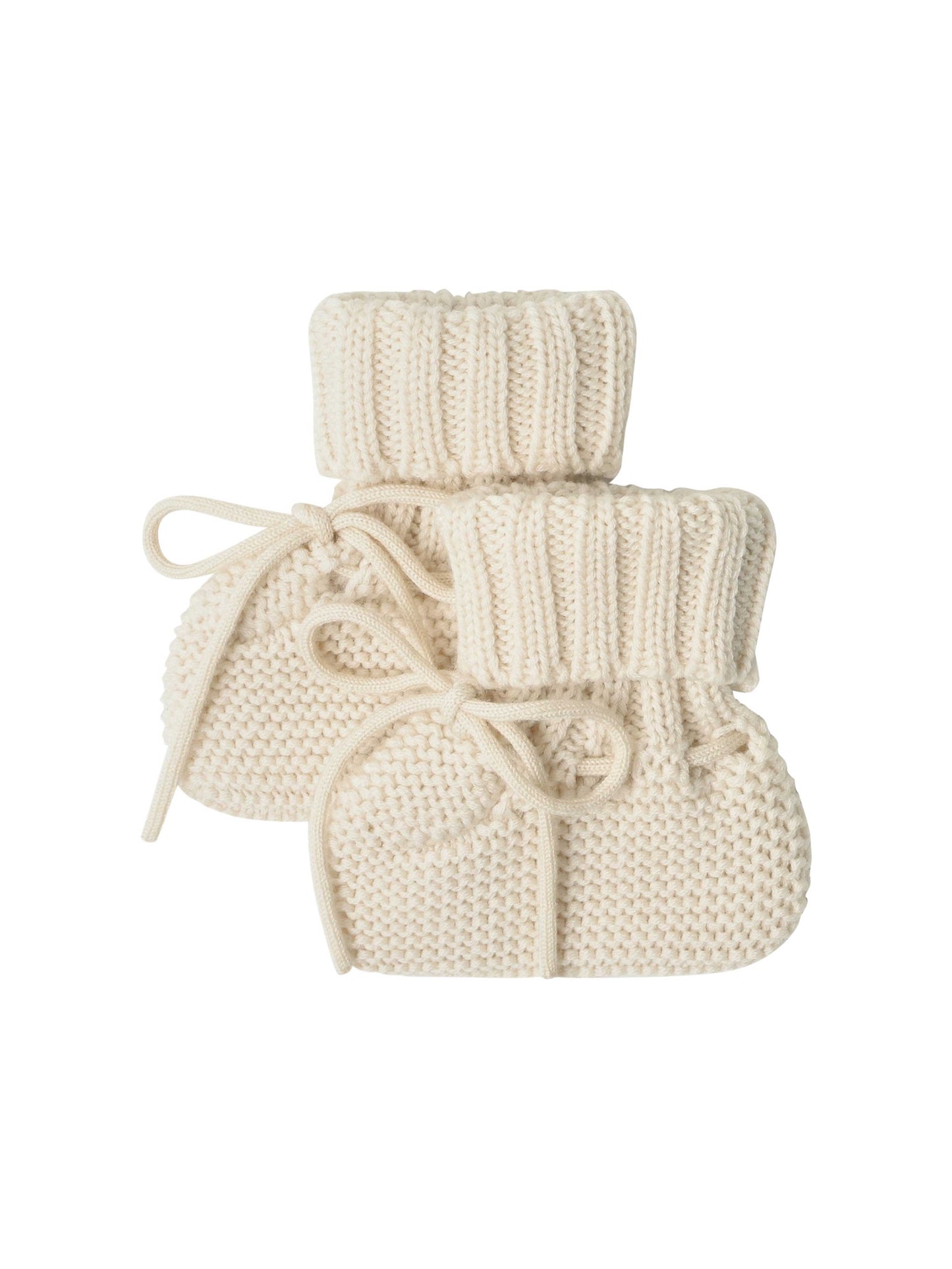 Ecru Baby Booties
