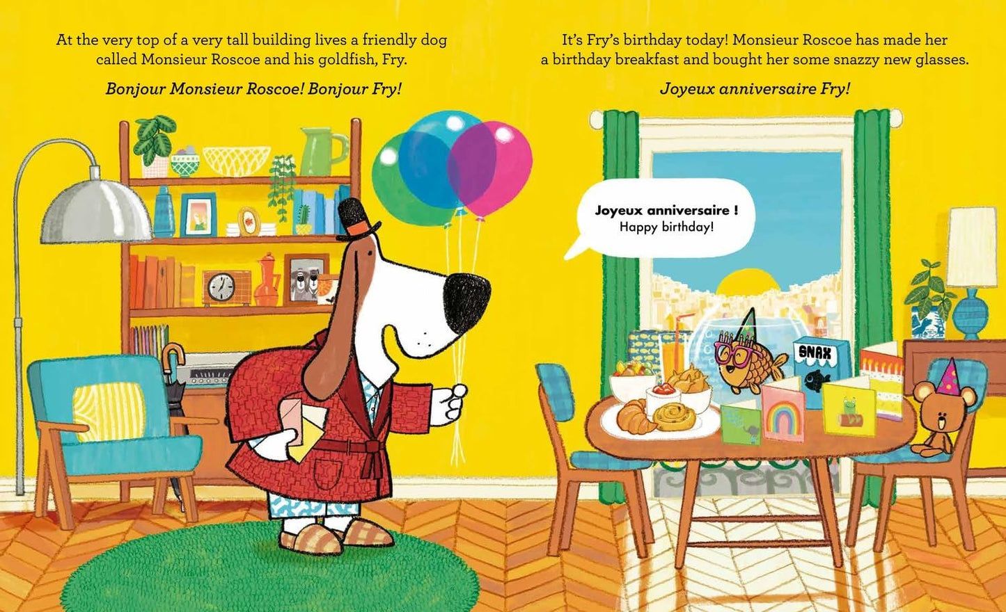 Monsieur Roscoe In The City: Learn French