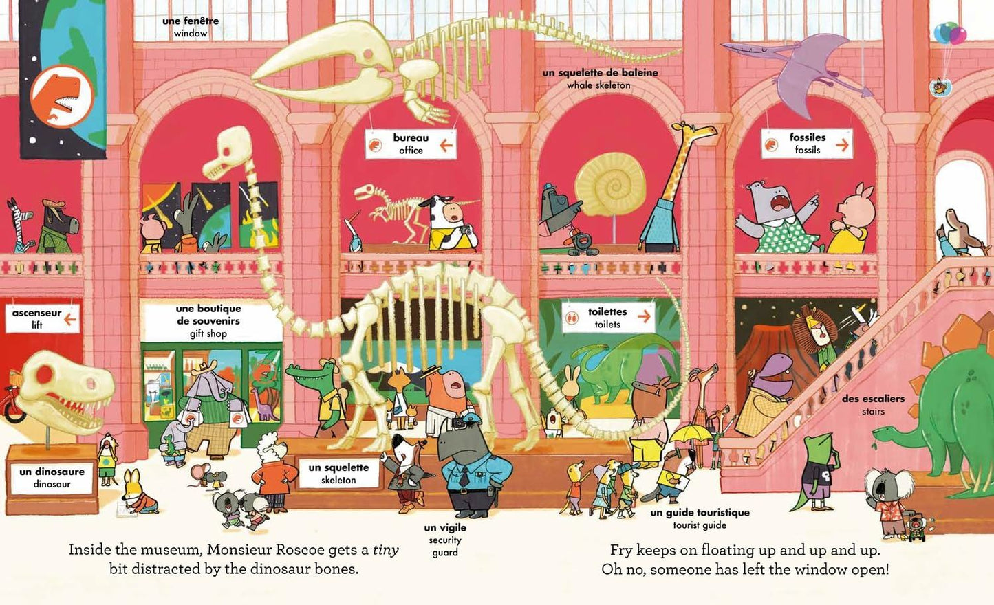 Monsieur Roscoe In The City: Learn French