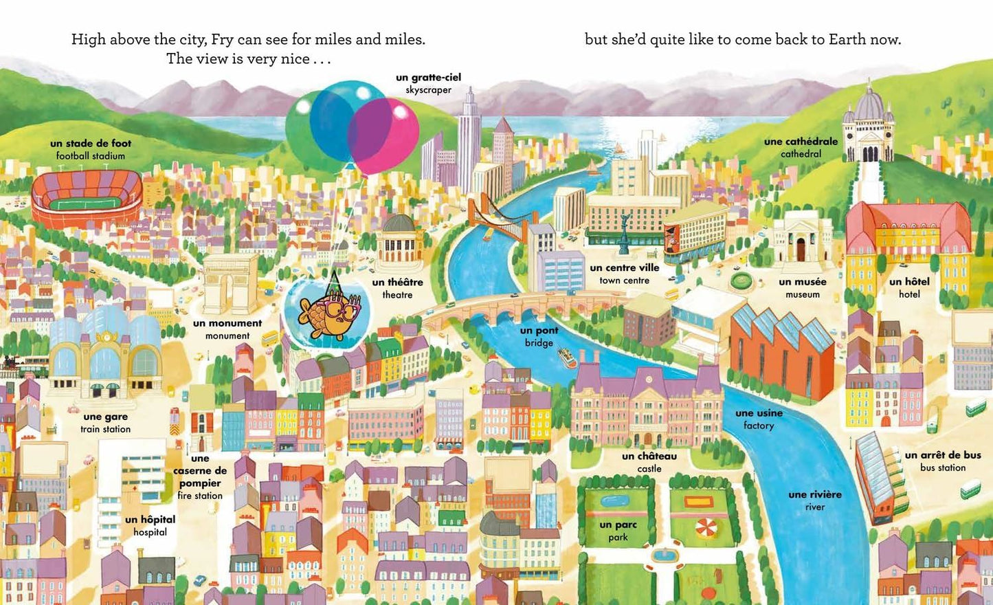 Monsieur Roscoe In The City: Learn French