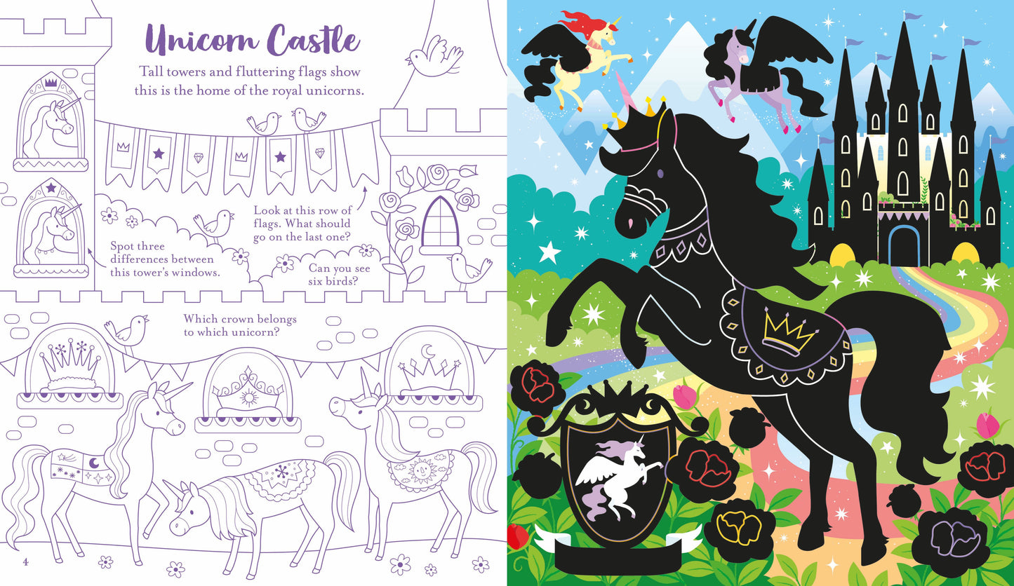 Usborne Scratch Activities: Unicorns