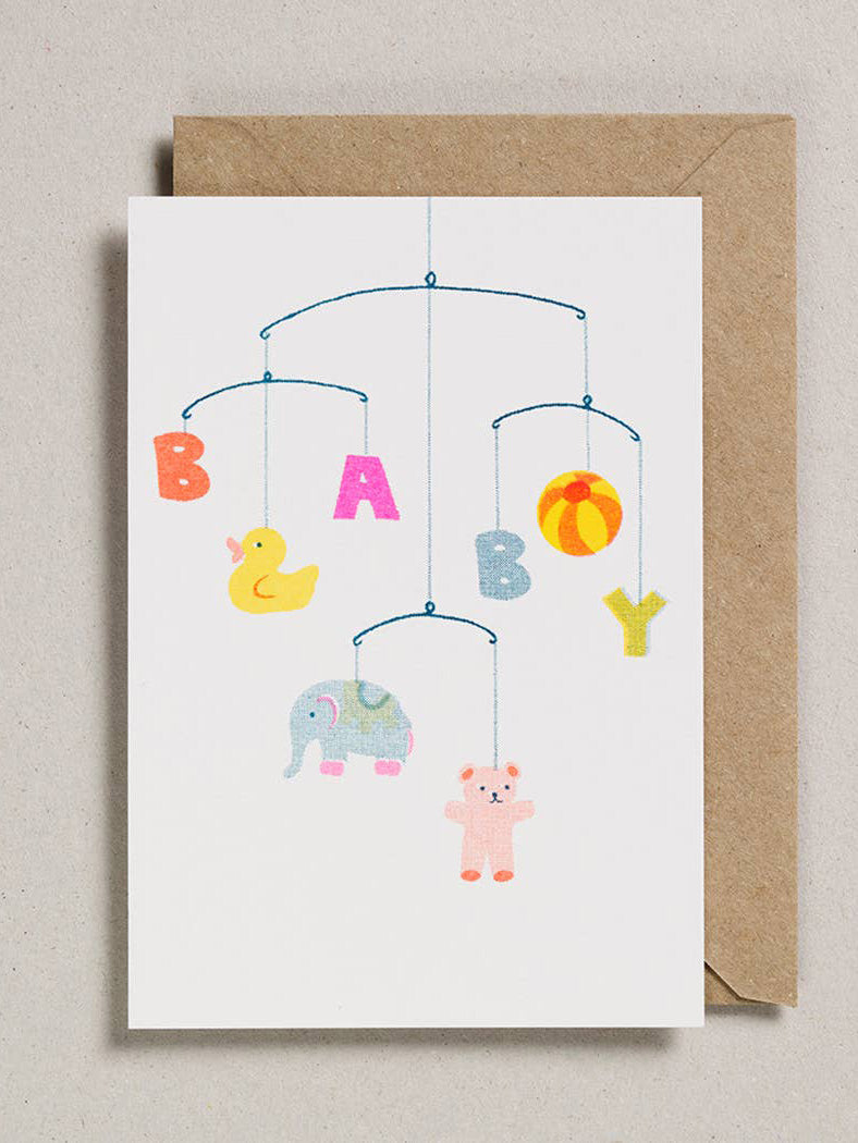 Baby Mobile New Baby Card