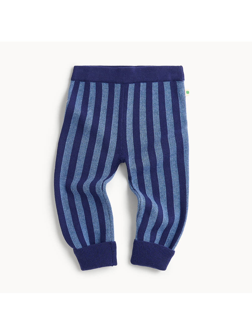 Blue Albie Stripe Knit Trousers