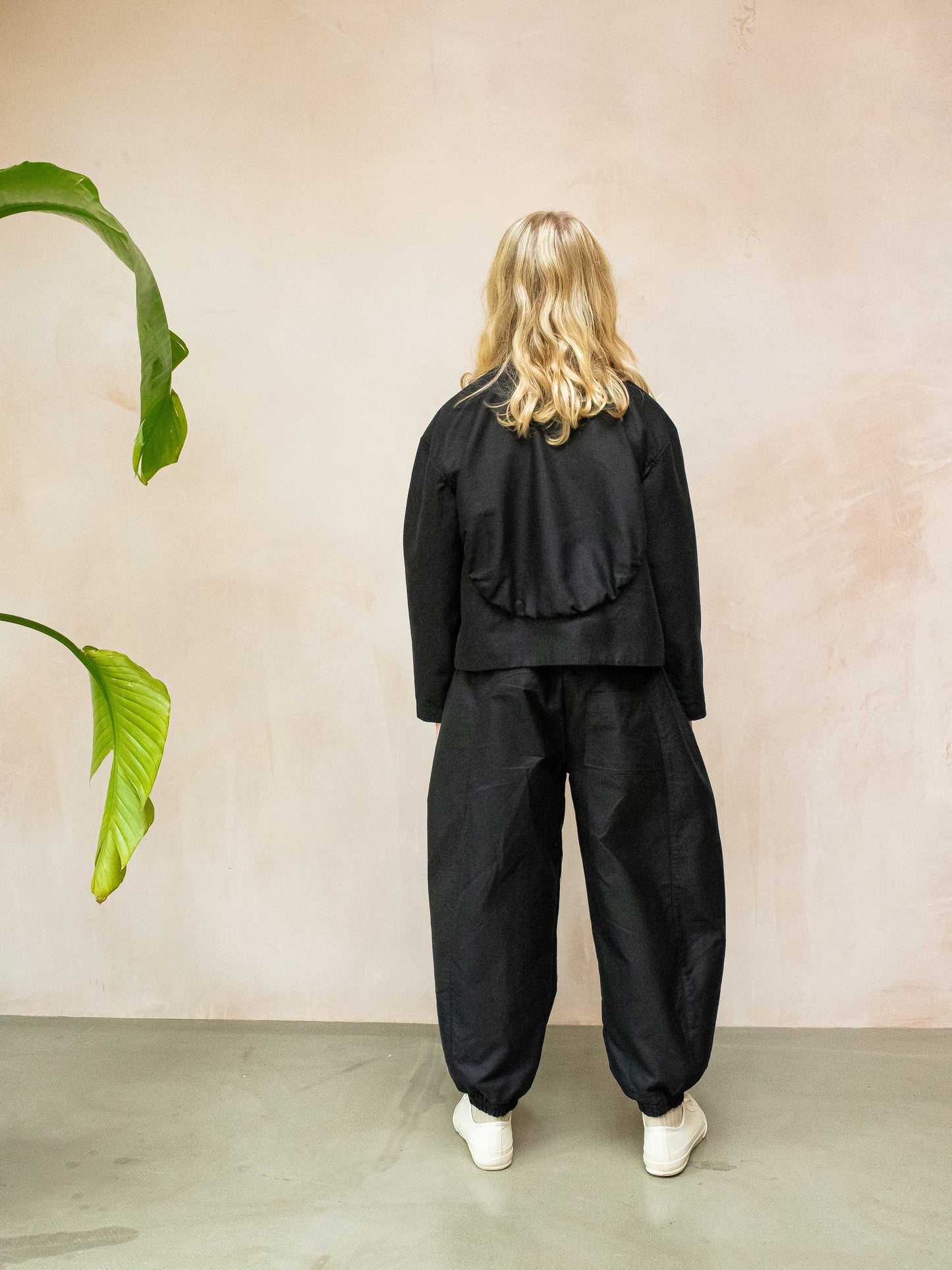 Black Otis Rounded Joggers