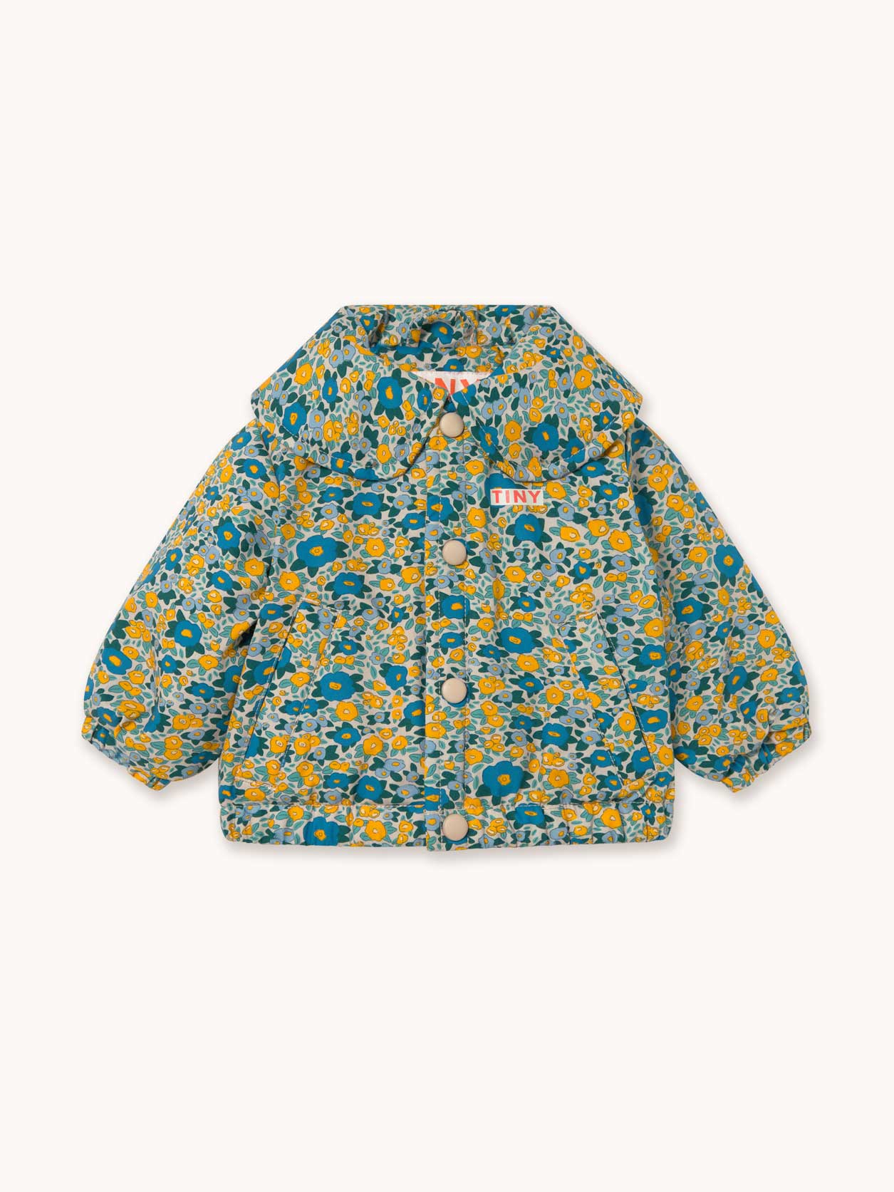 Flower Pattern Baby Padded Jacket