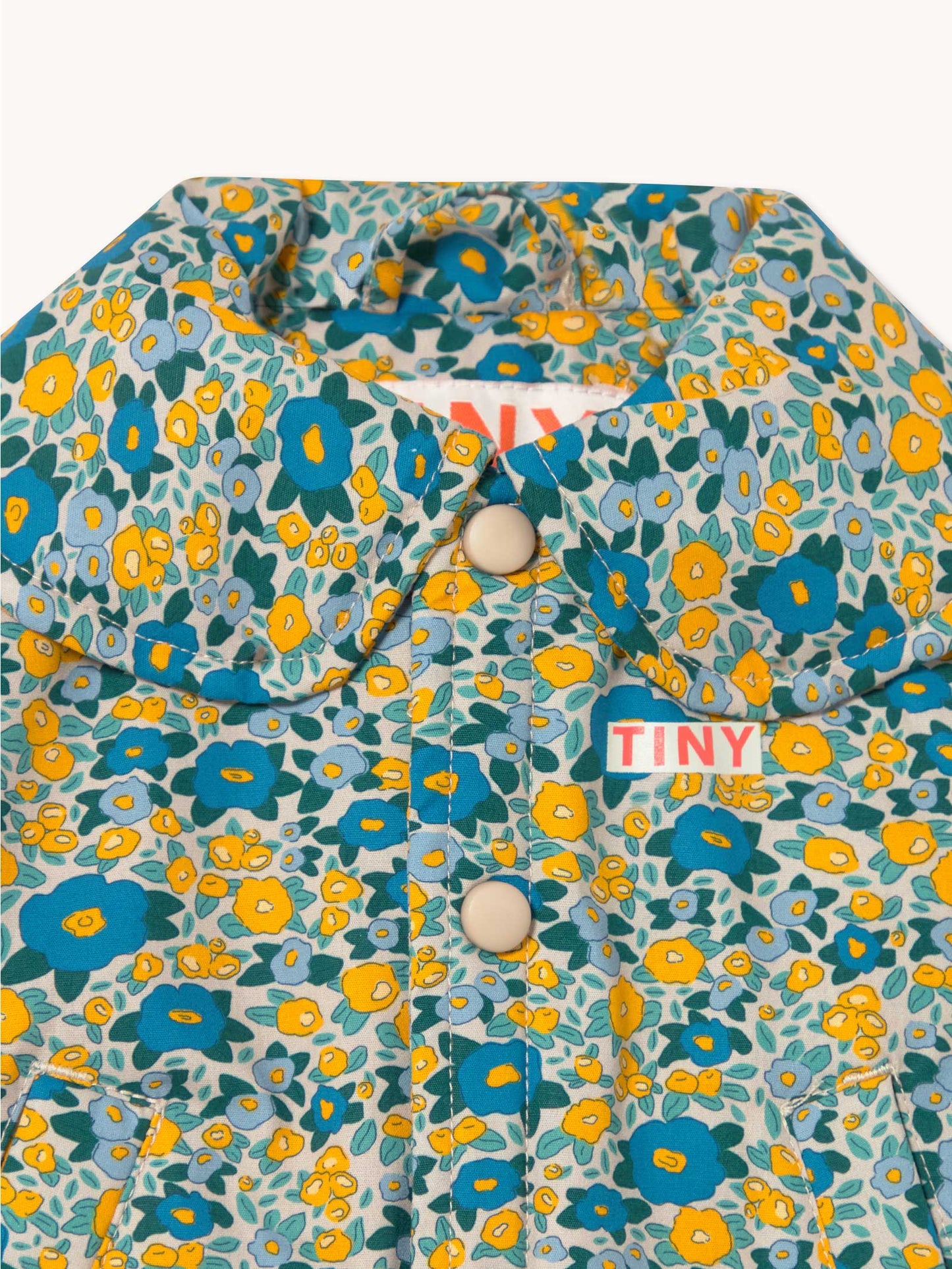 Flower Pattern Baby Padded Jacket