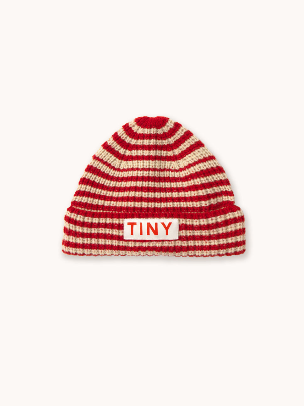 Dark Red Stripes Kids Beanie