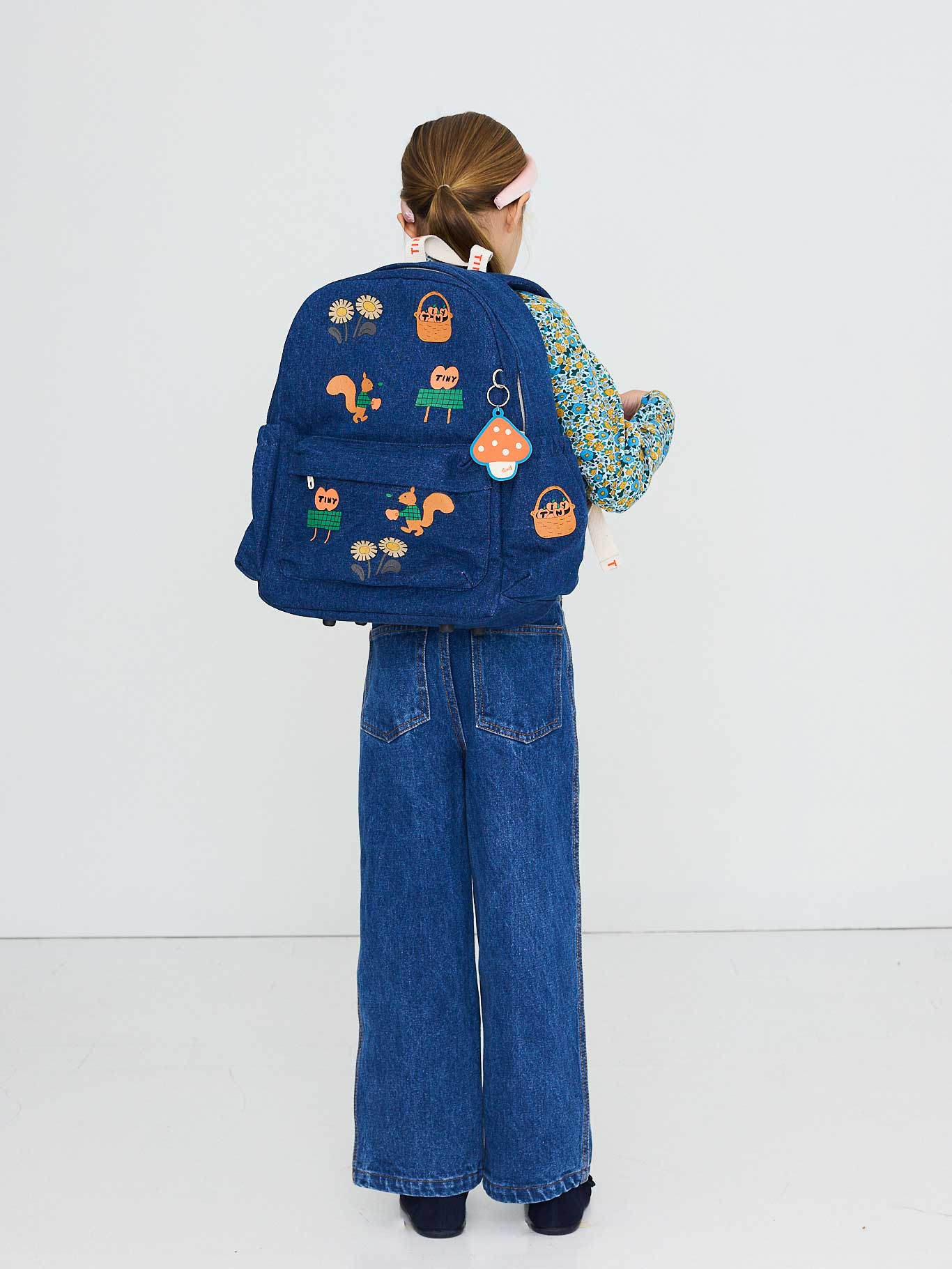 Tiny Apples Denim Backpack