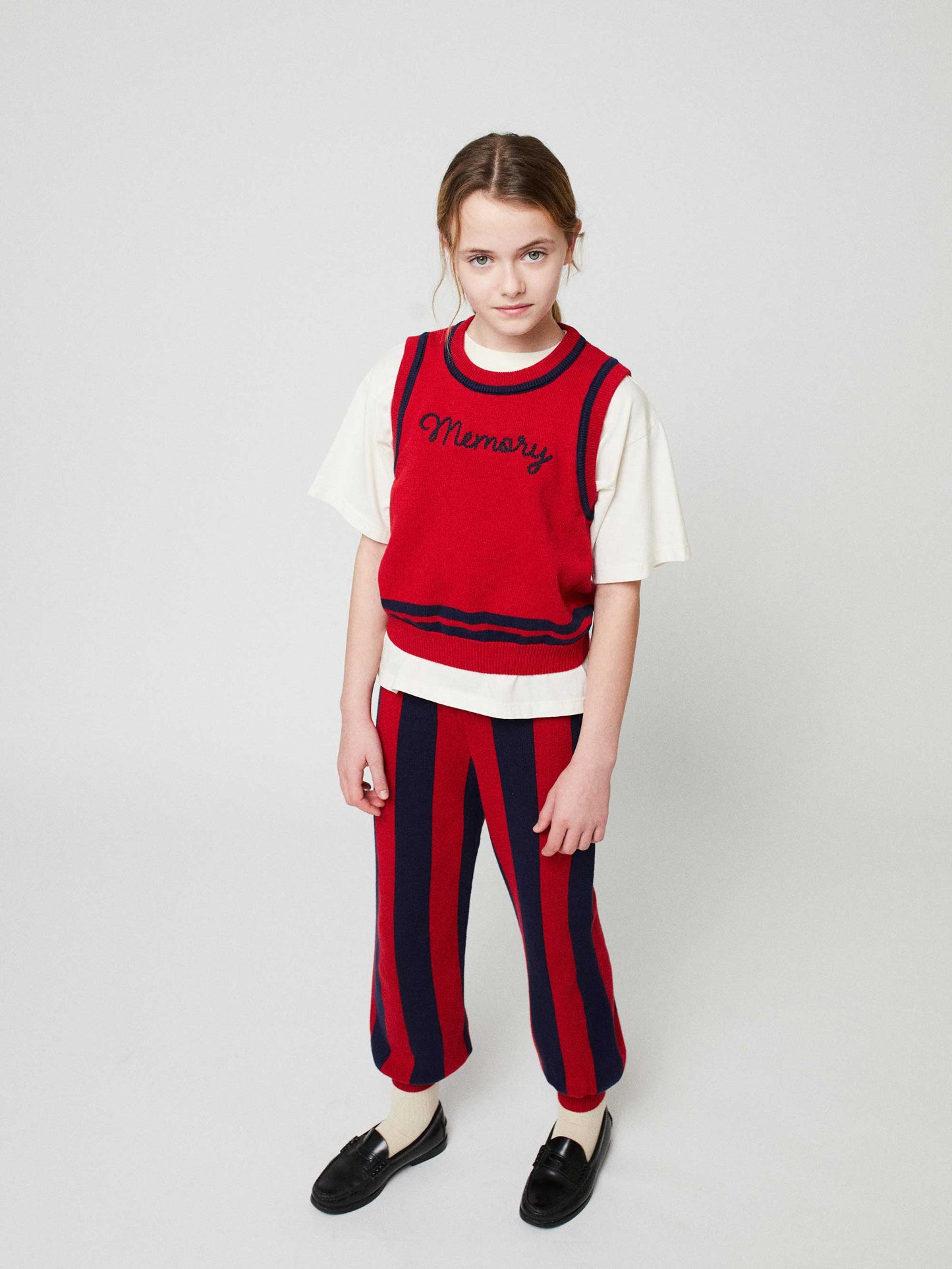 Striped Knitted Pants