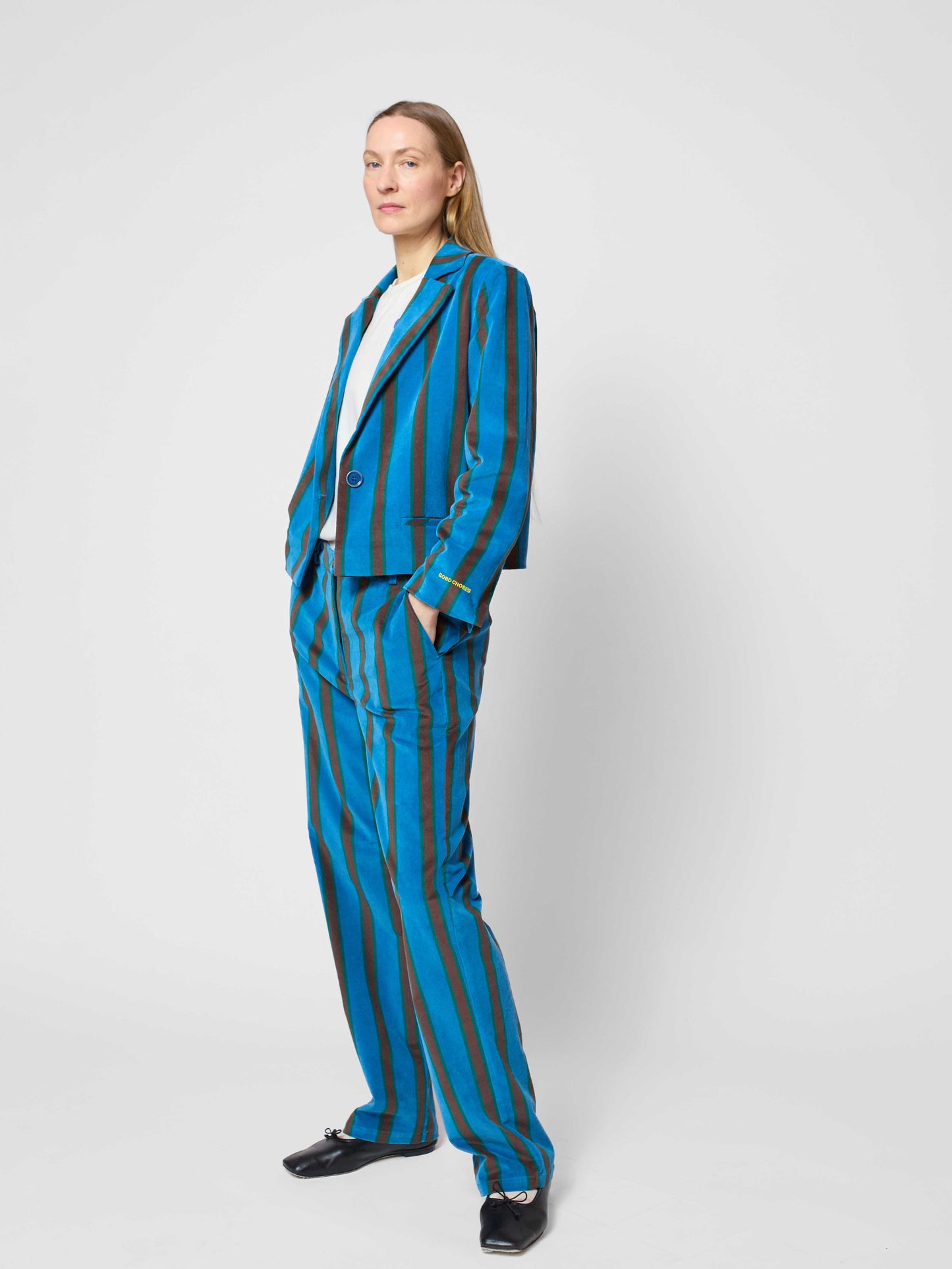 Striped All Over Blazer