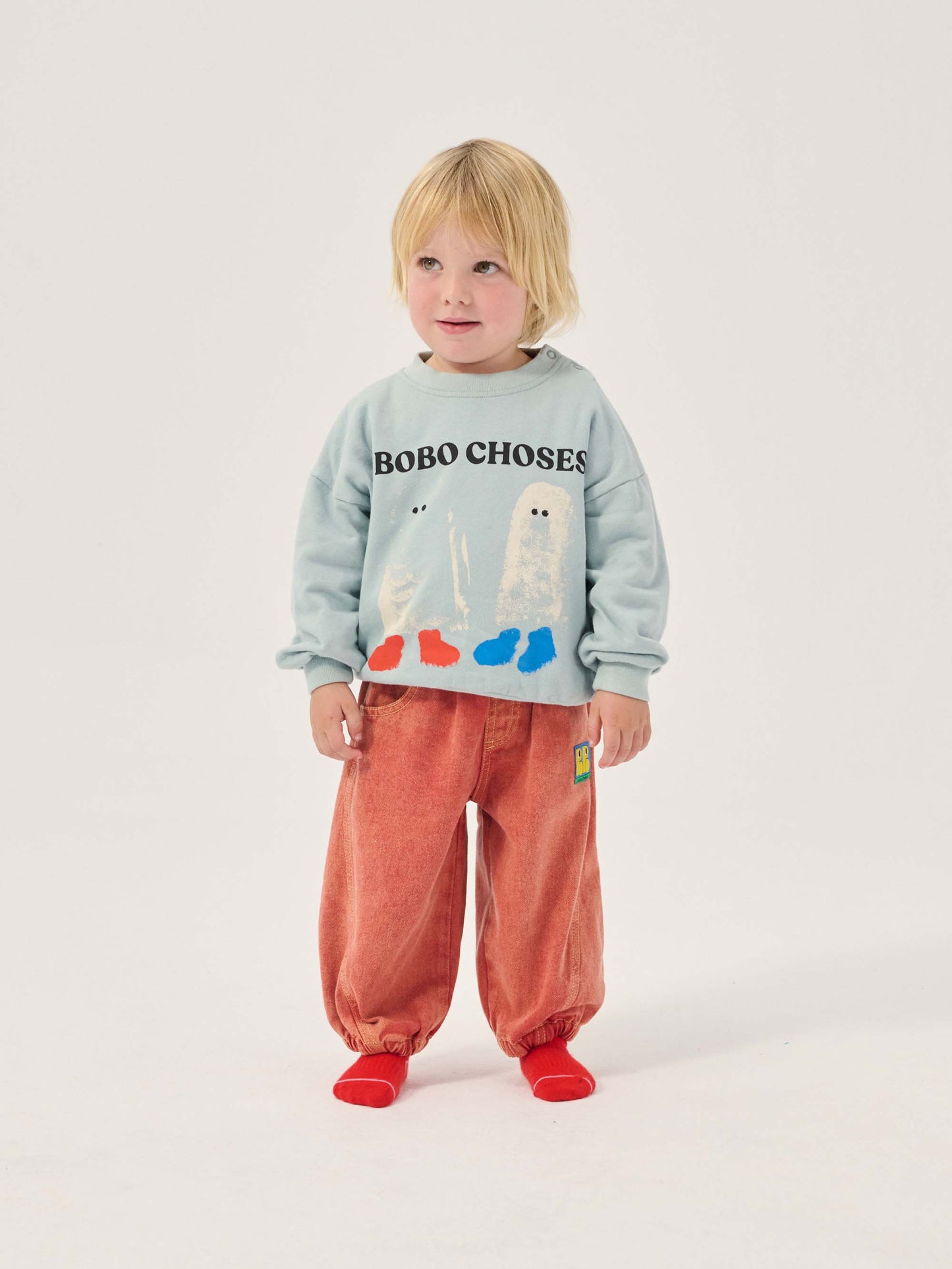 Booo Bo Choses Tag Denim Pants