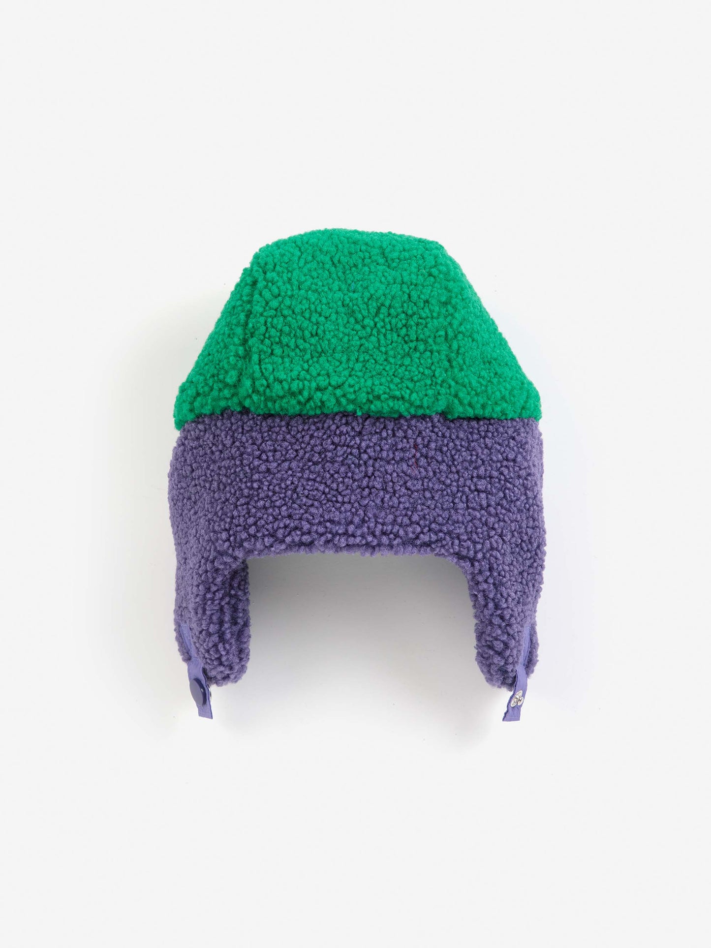 Bobo Choses Colour Block Sheepskin Baby Chapka