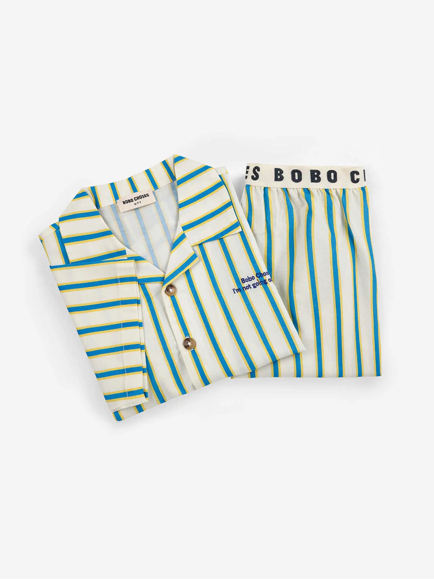 Yellow Stripes Loungewear Set