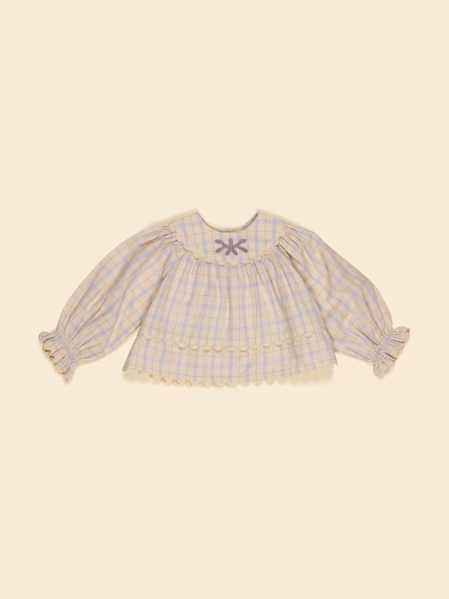 Baby Lola Blouse - Camp Check