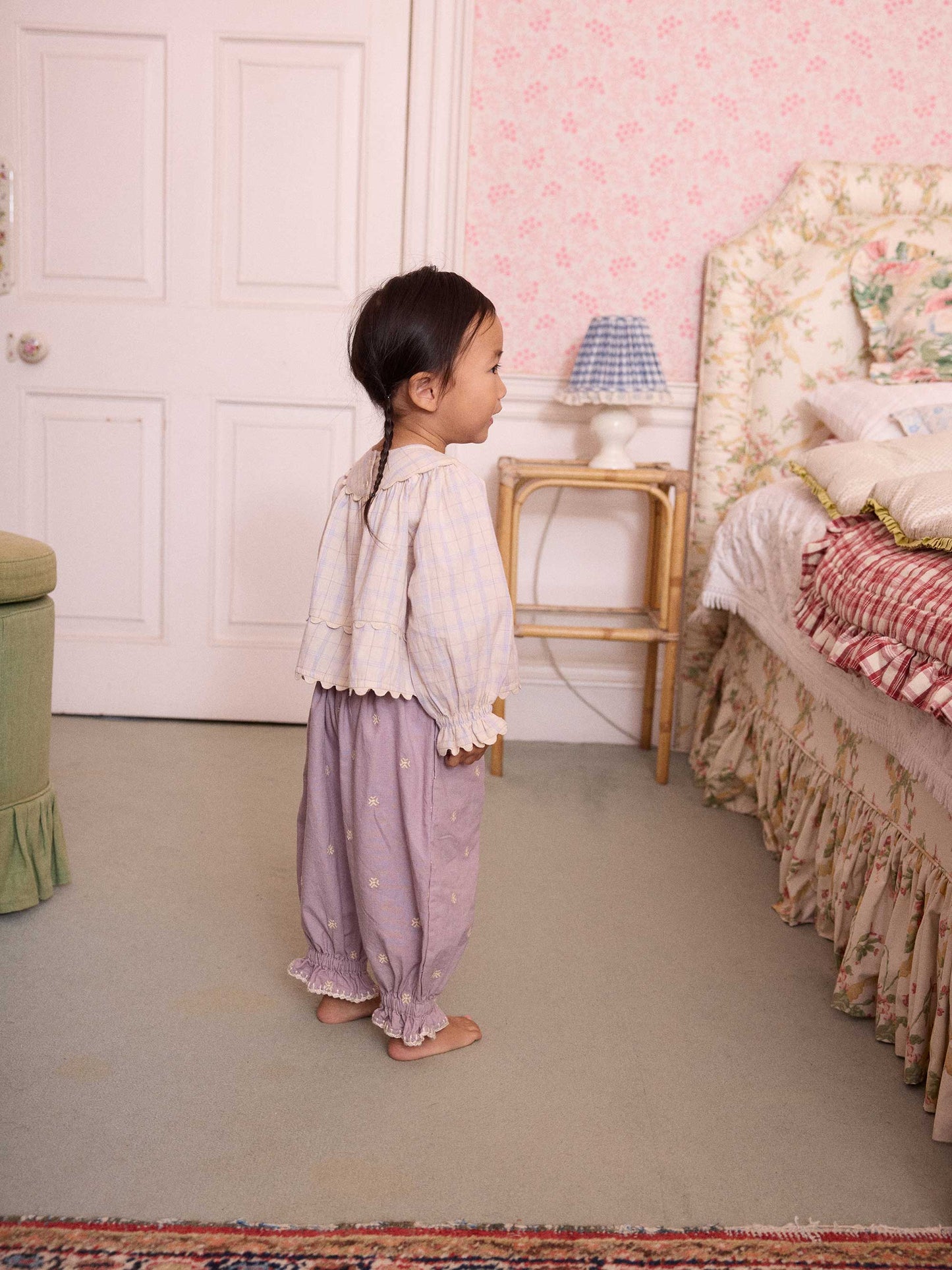 Baby Lola Blouse - Camp Check