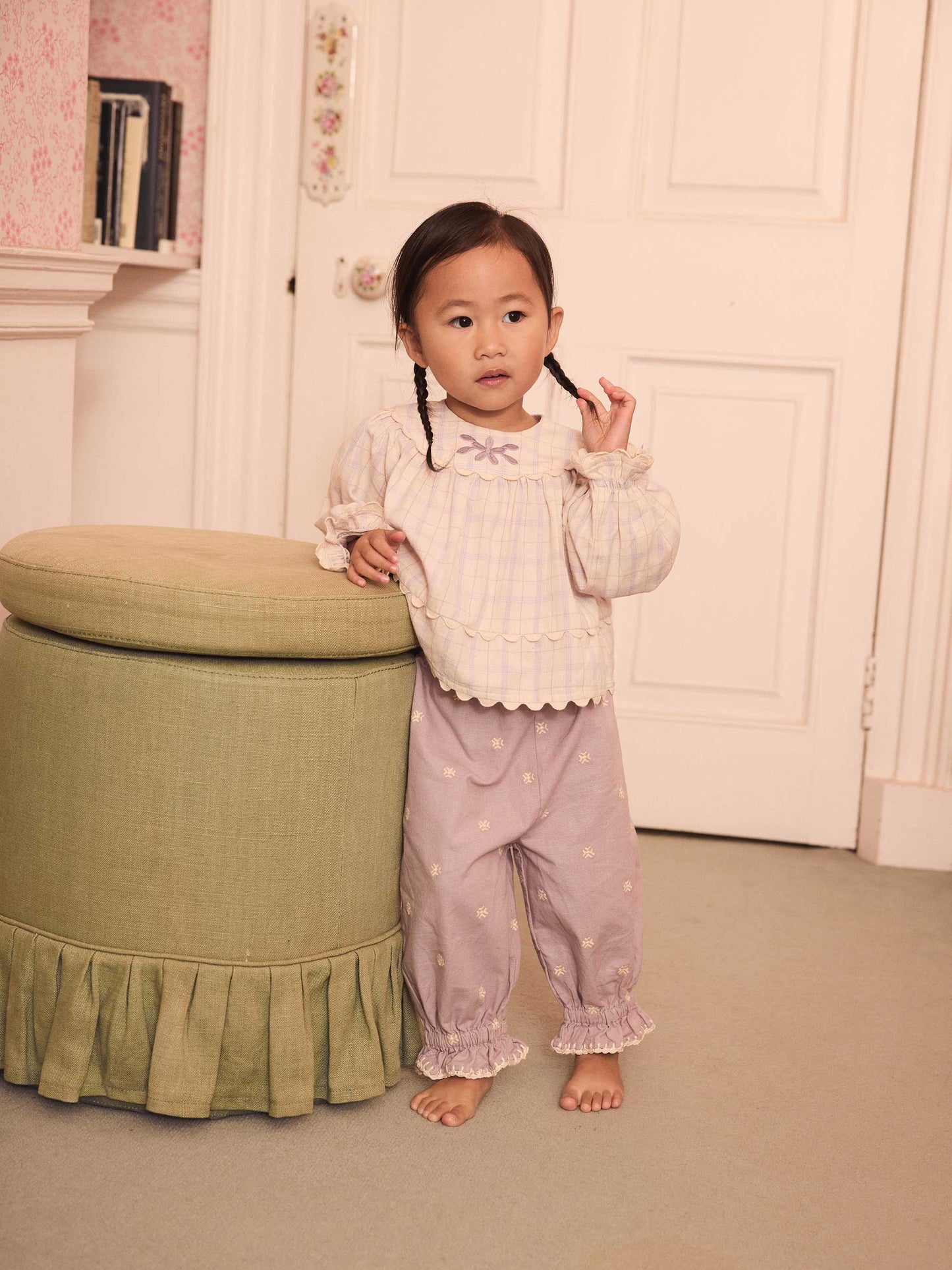 Baby Lola Blouse - Camp Check