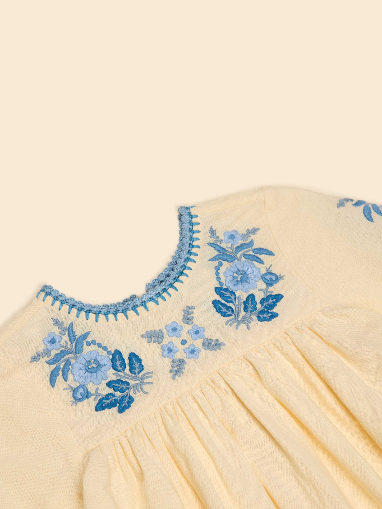 Baby Stevie LS Romper - Cream