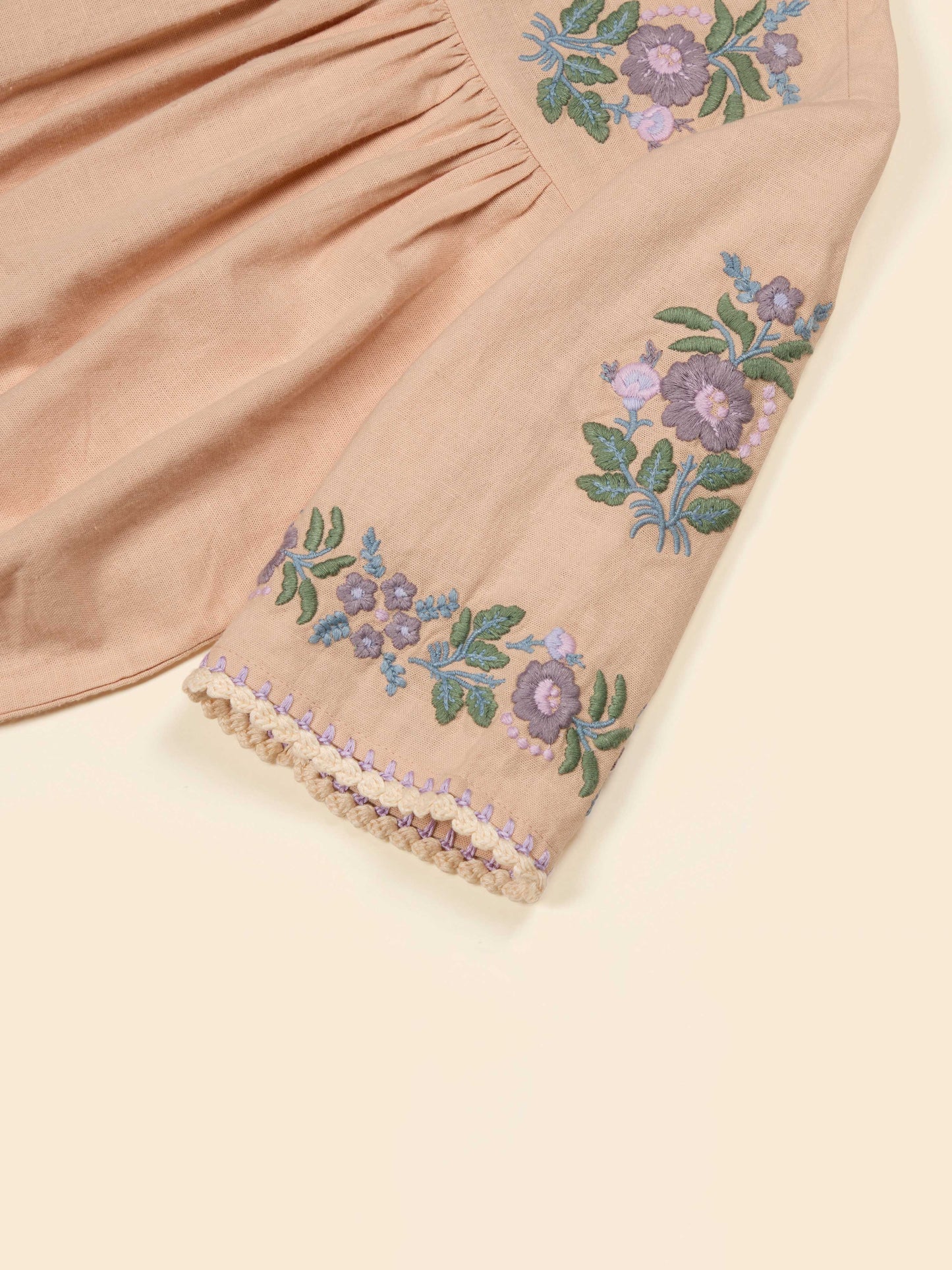 Baby Stevie LS Romper - Dried Rose