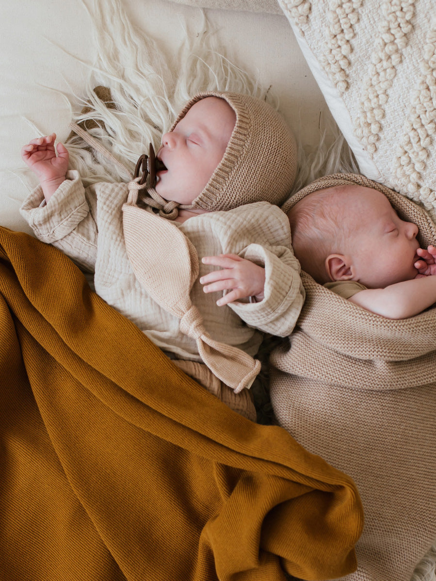 Sand Dolly Baby Bonnet