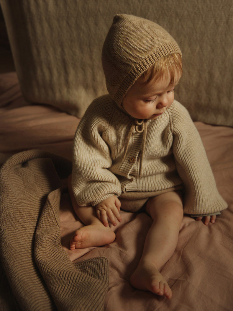 Sand Dolly Baby Bonnet