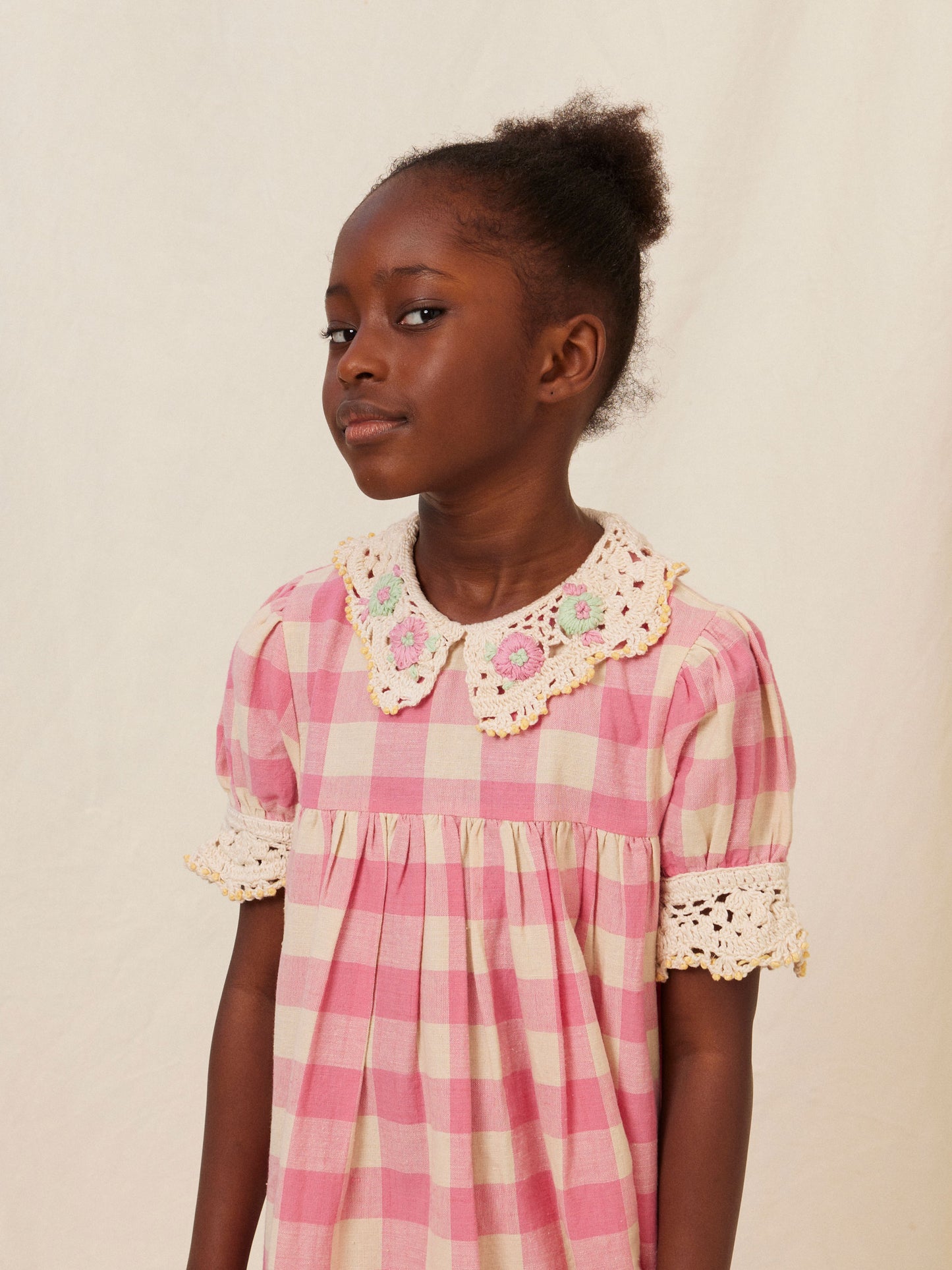 Bombom Check Anais Dress