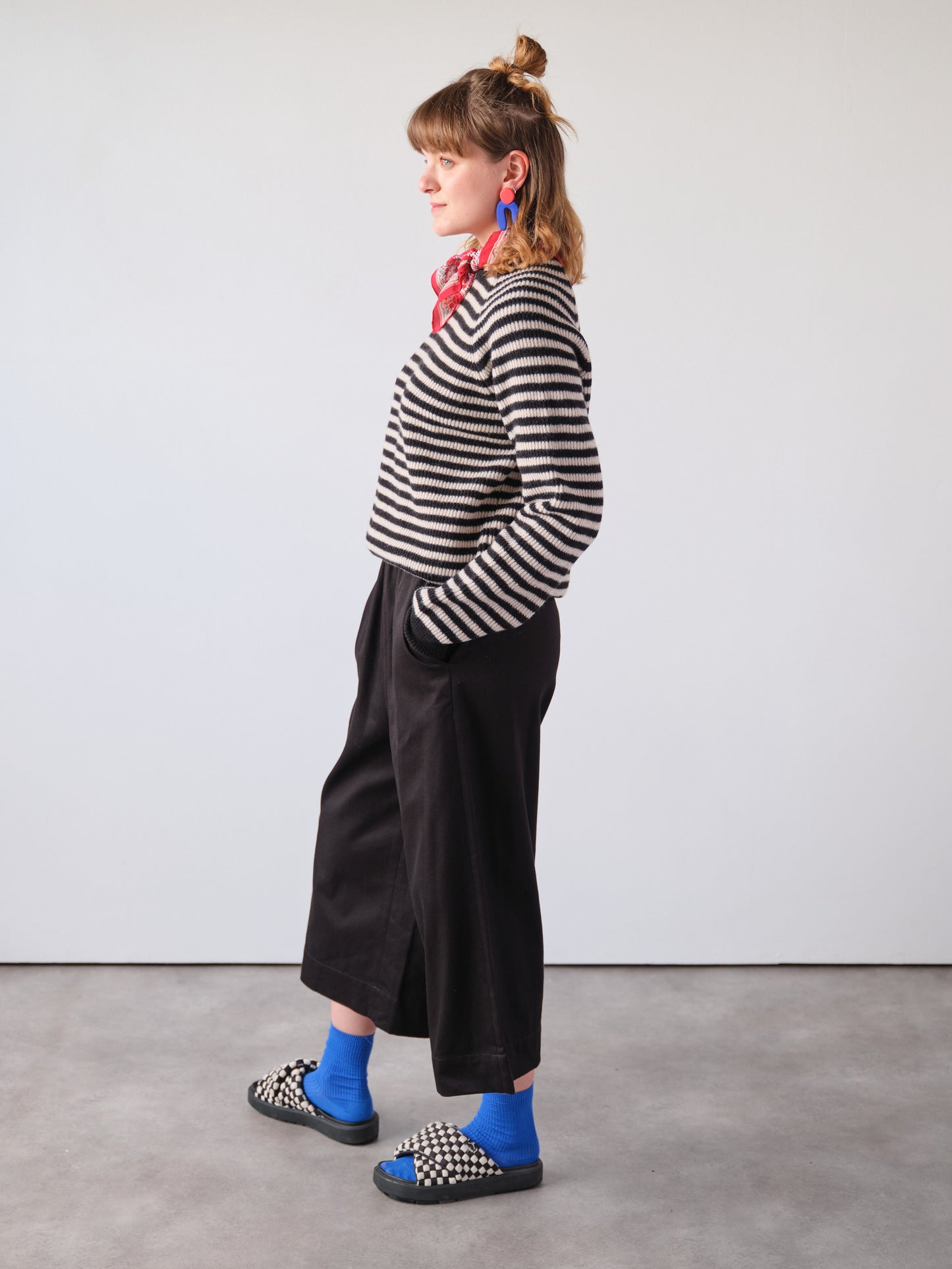 Black Wide Leg Trousers