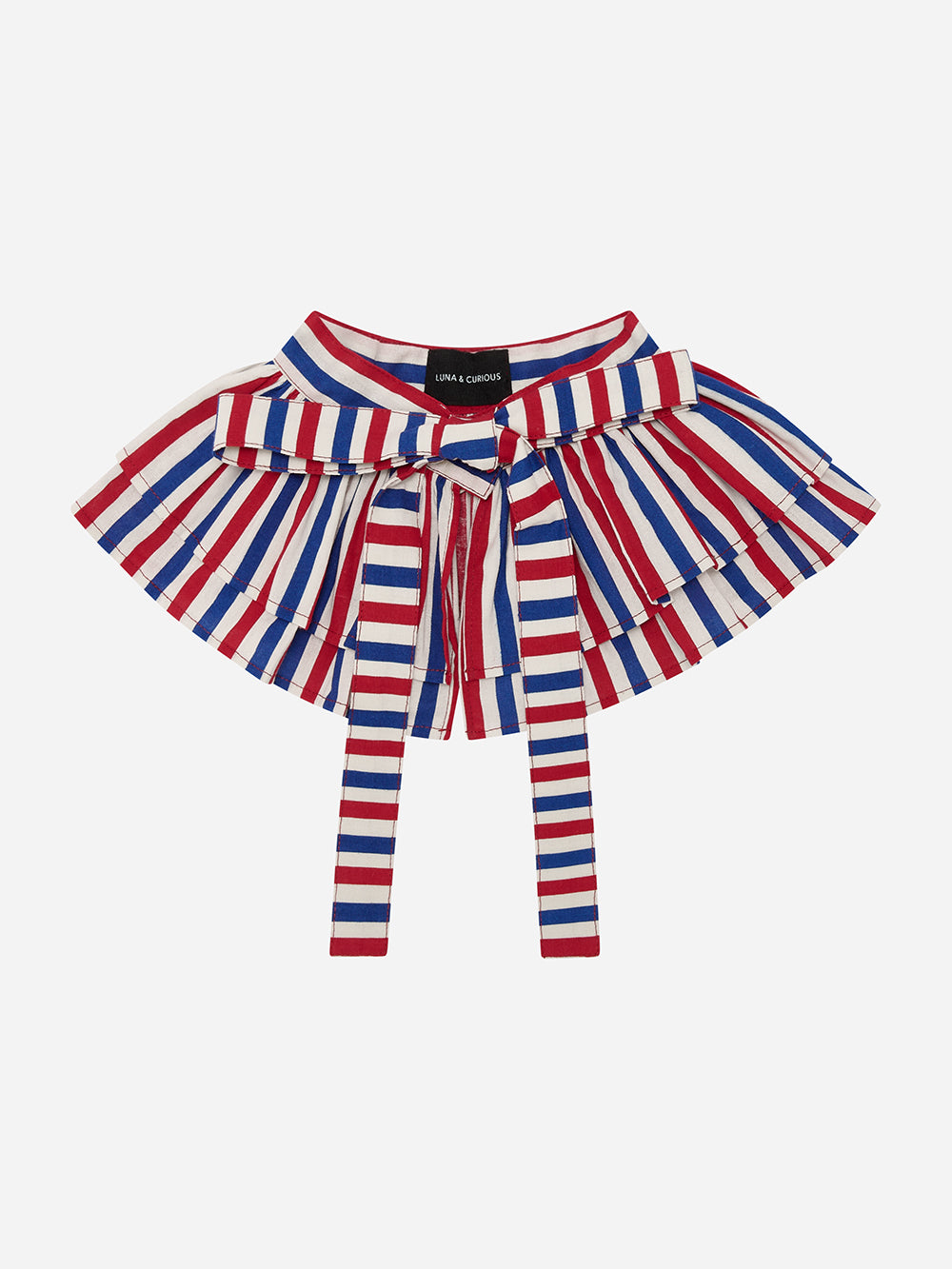 Blue & Red Stripe Collar