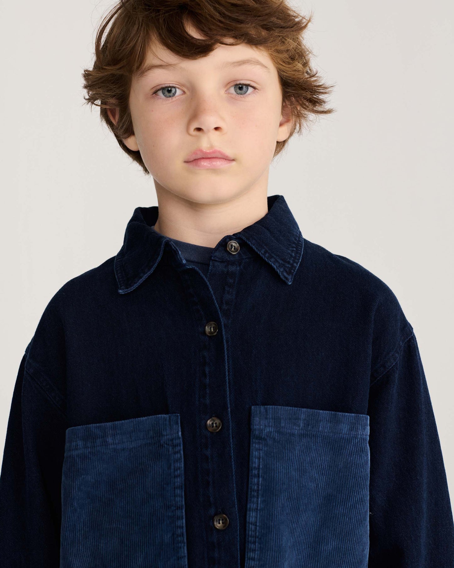 Booo Bo Choses Tag Denim Shirt