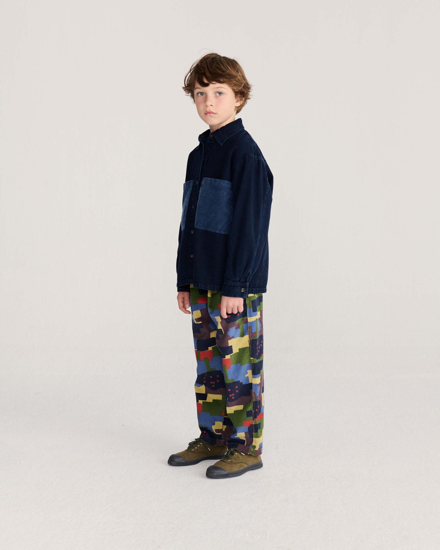 Booo Bo Choses Tag Denim Shirt