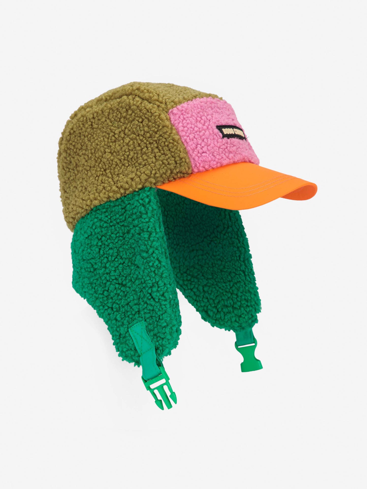 Bobo Choses Colour Block Sheepskin Chapka