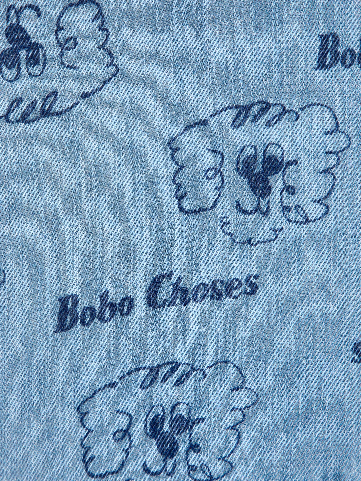 Pickles The Dog All Over Denim Shirt