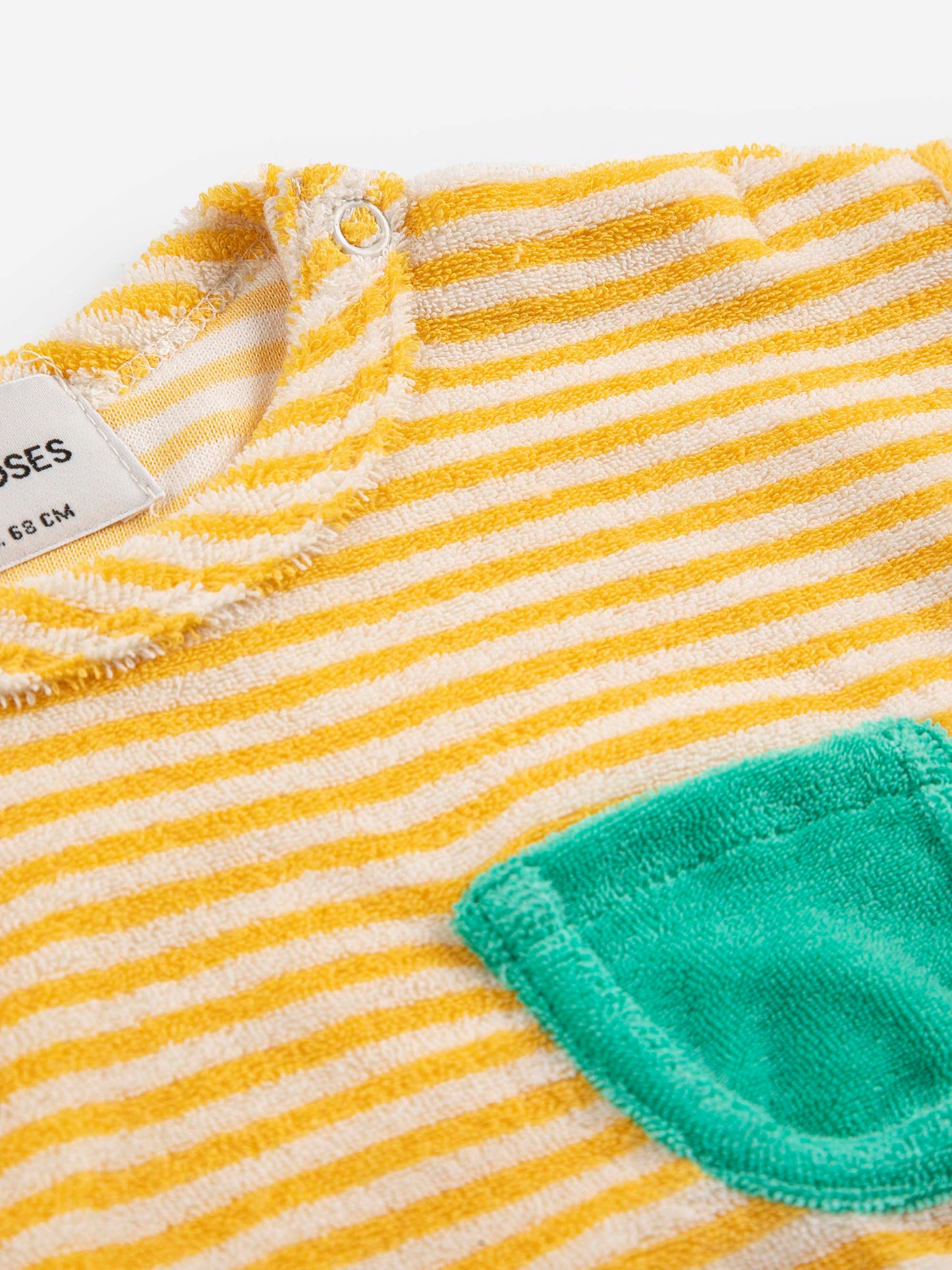 Yellow Stripes Terry Cloth T-Shirt