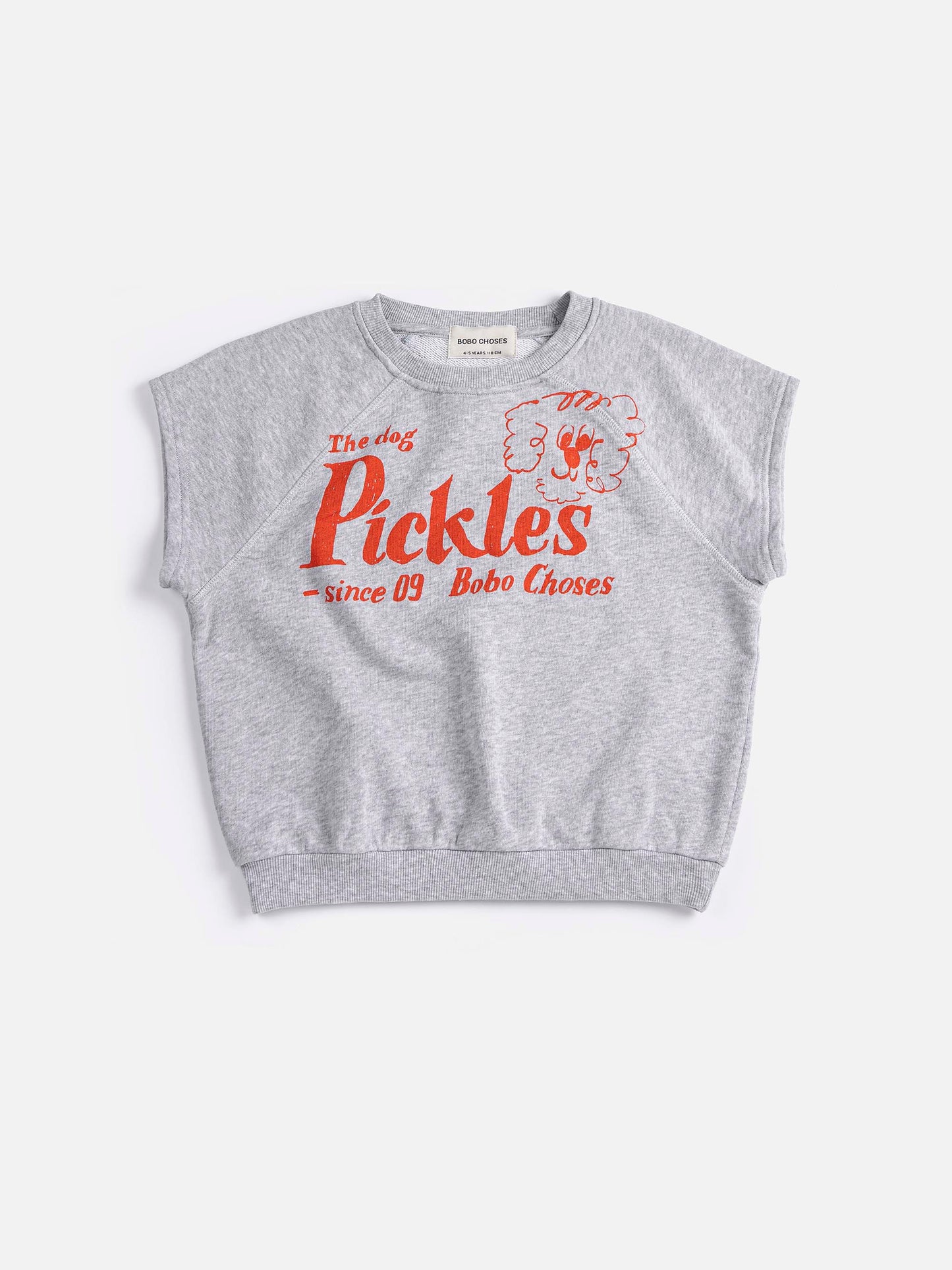 Pickles The Dog Sleeveless Sweatshirt