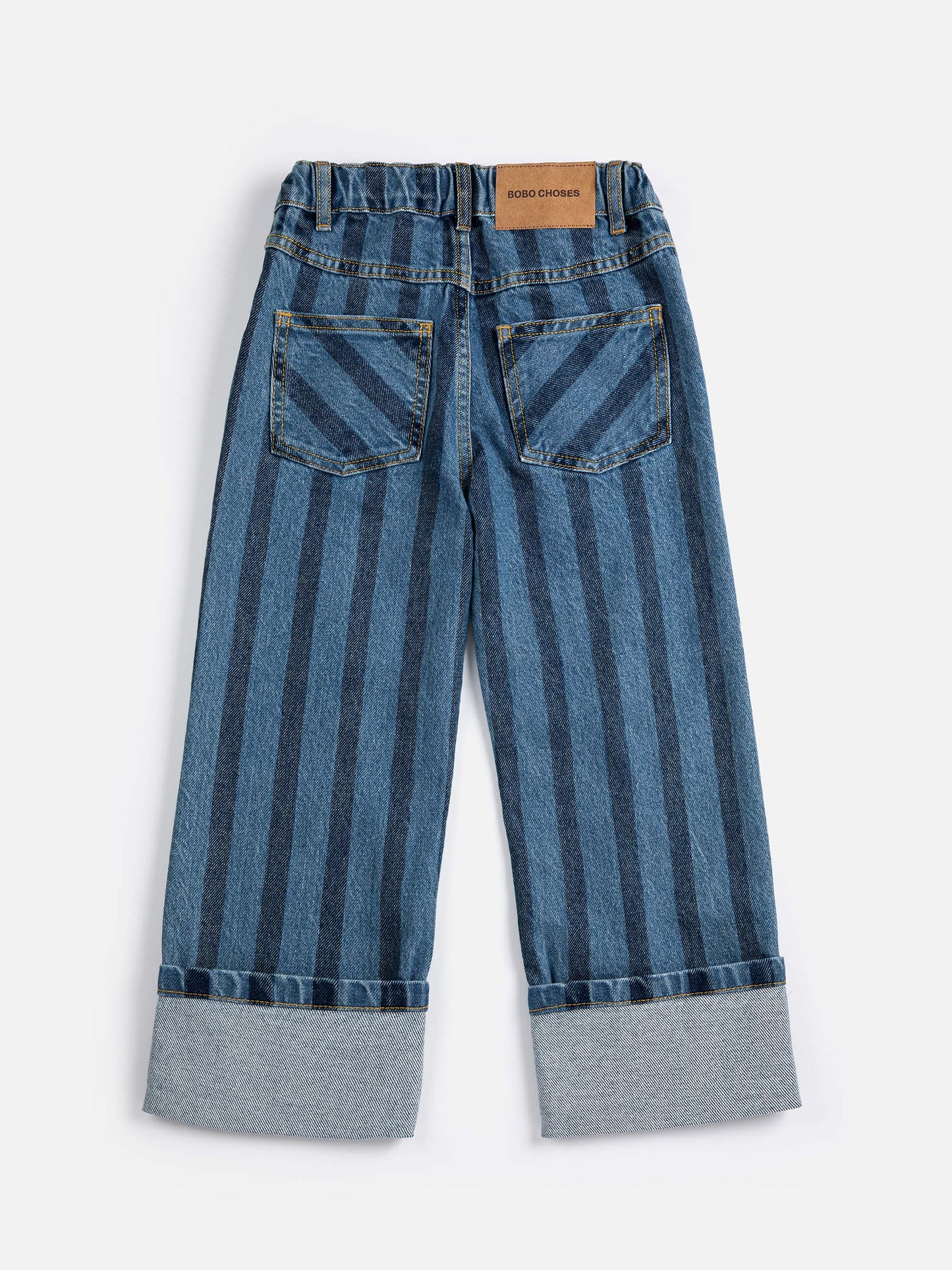 Pickles The Dog Striped Denim Pants