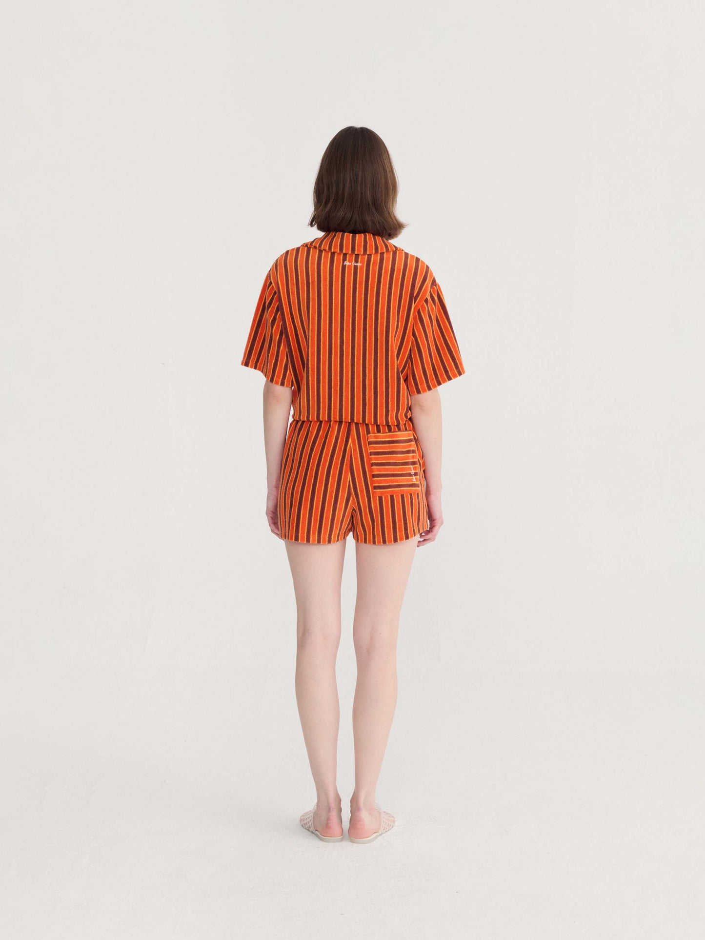 Striped Terry Shorts