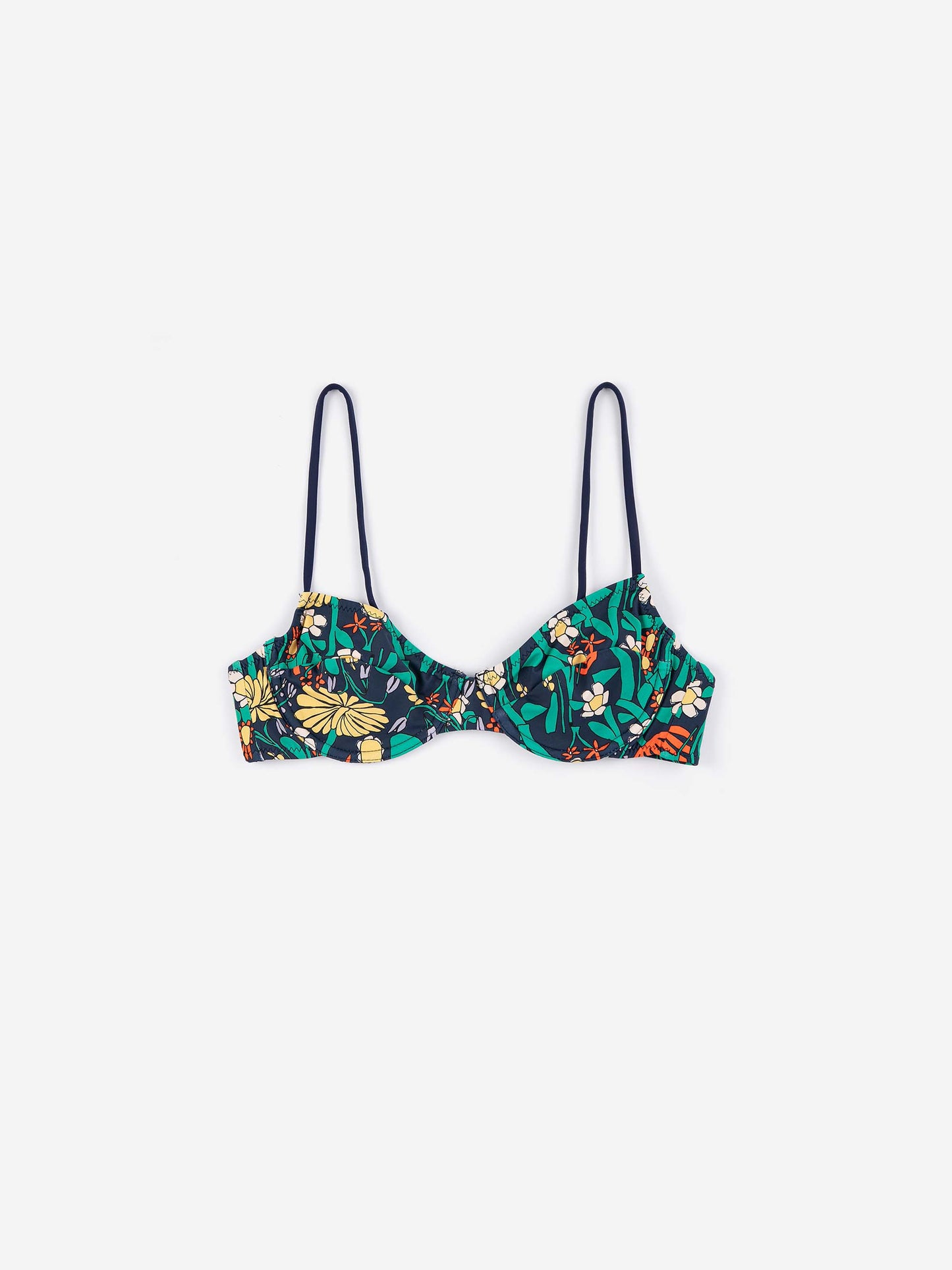 Colour Herbalist Bustier Tie Straps Top