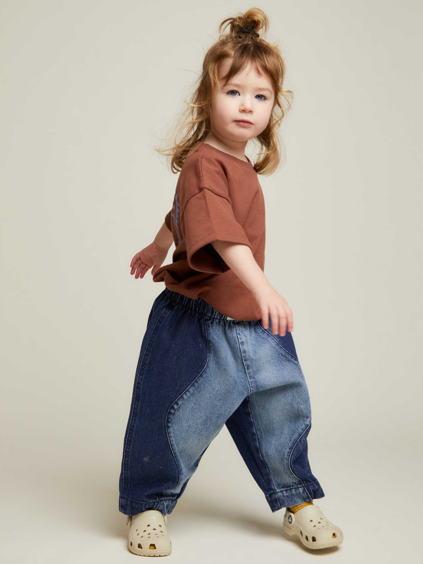 Wave Denim Trousers
