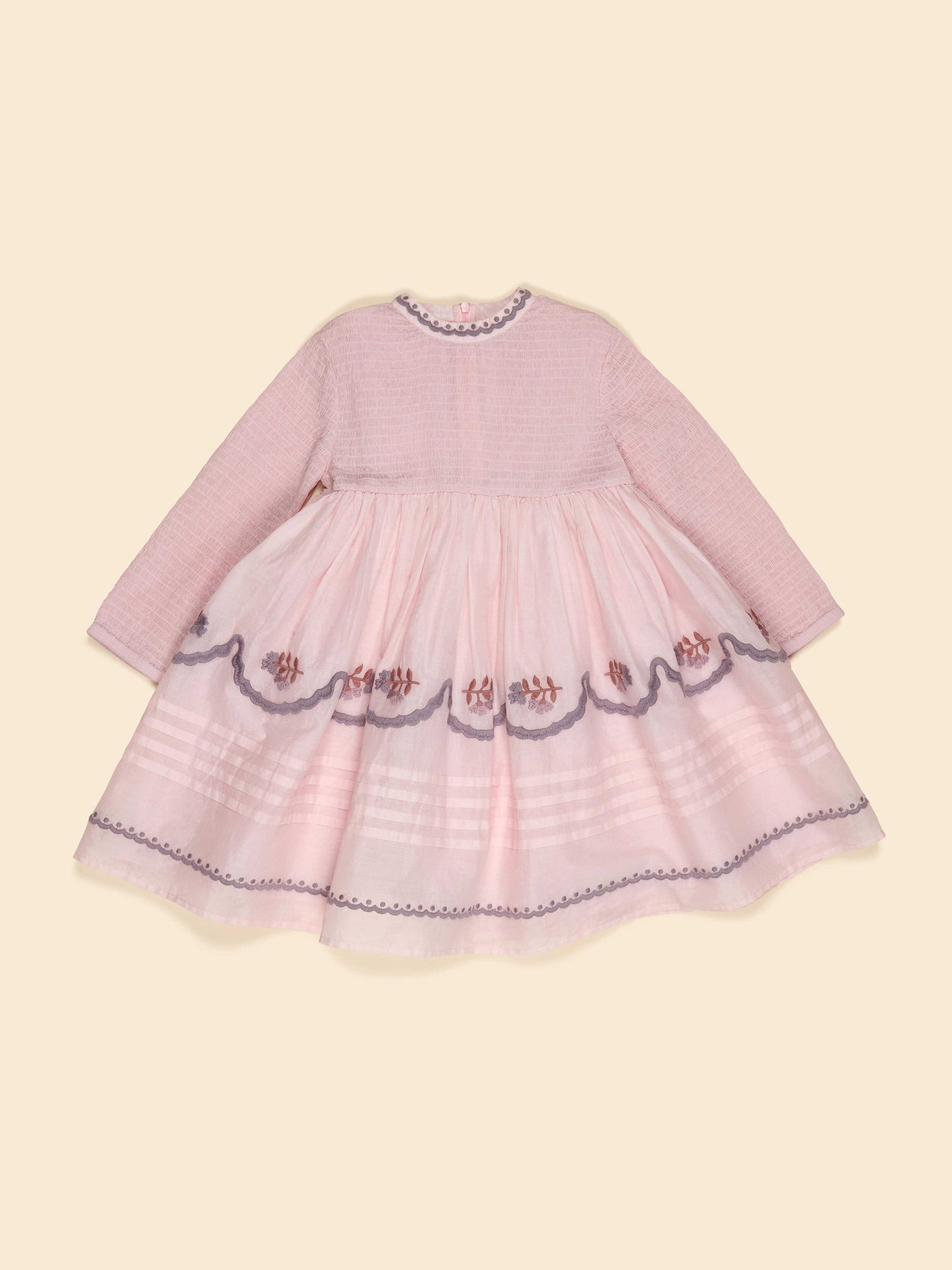 Cindy Structured Organdie Dress - Harebell