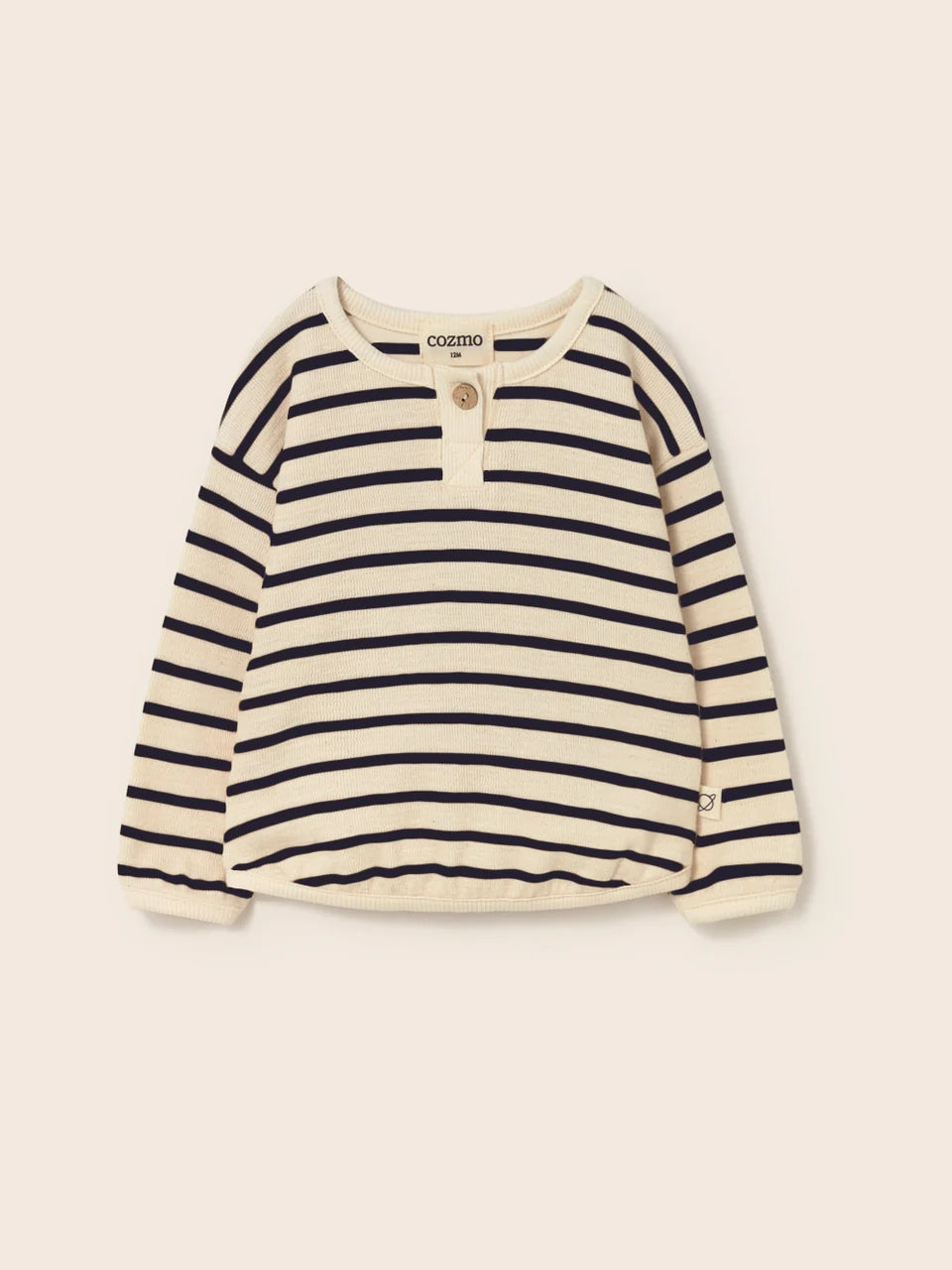 Navy Striped Baby Sweatshirt