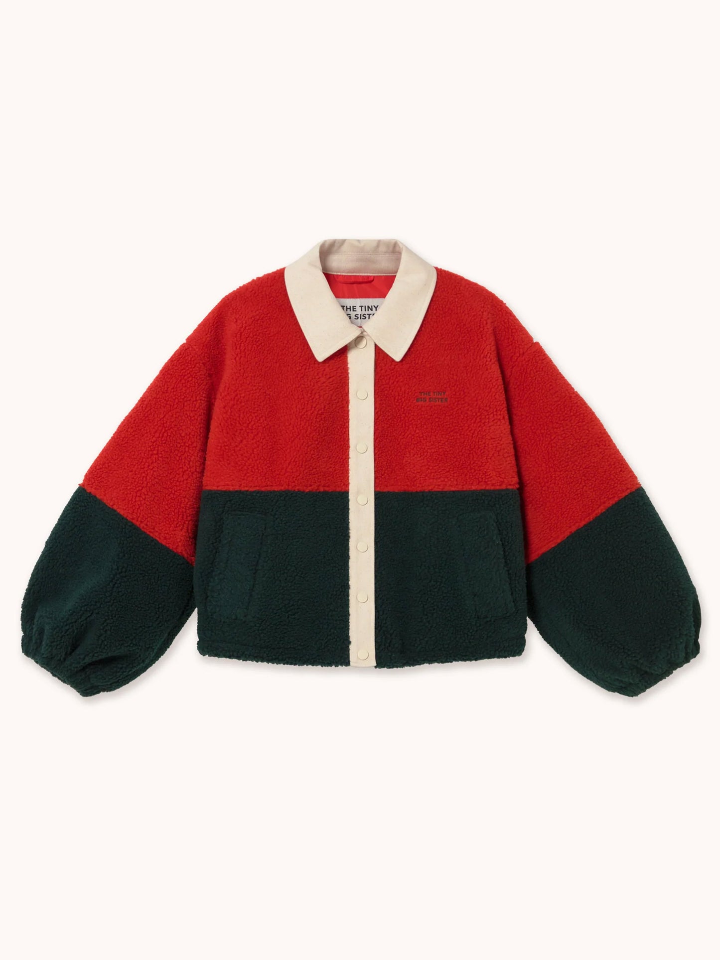 Colour Blocked Sherpa Jacket