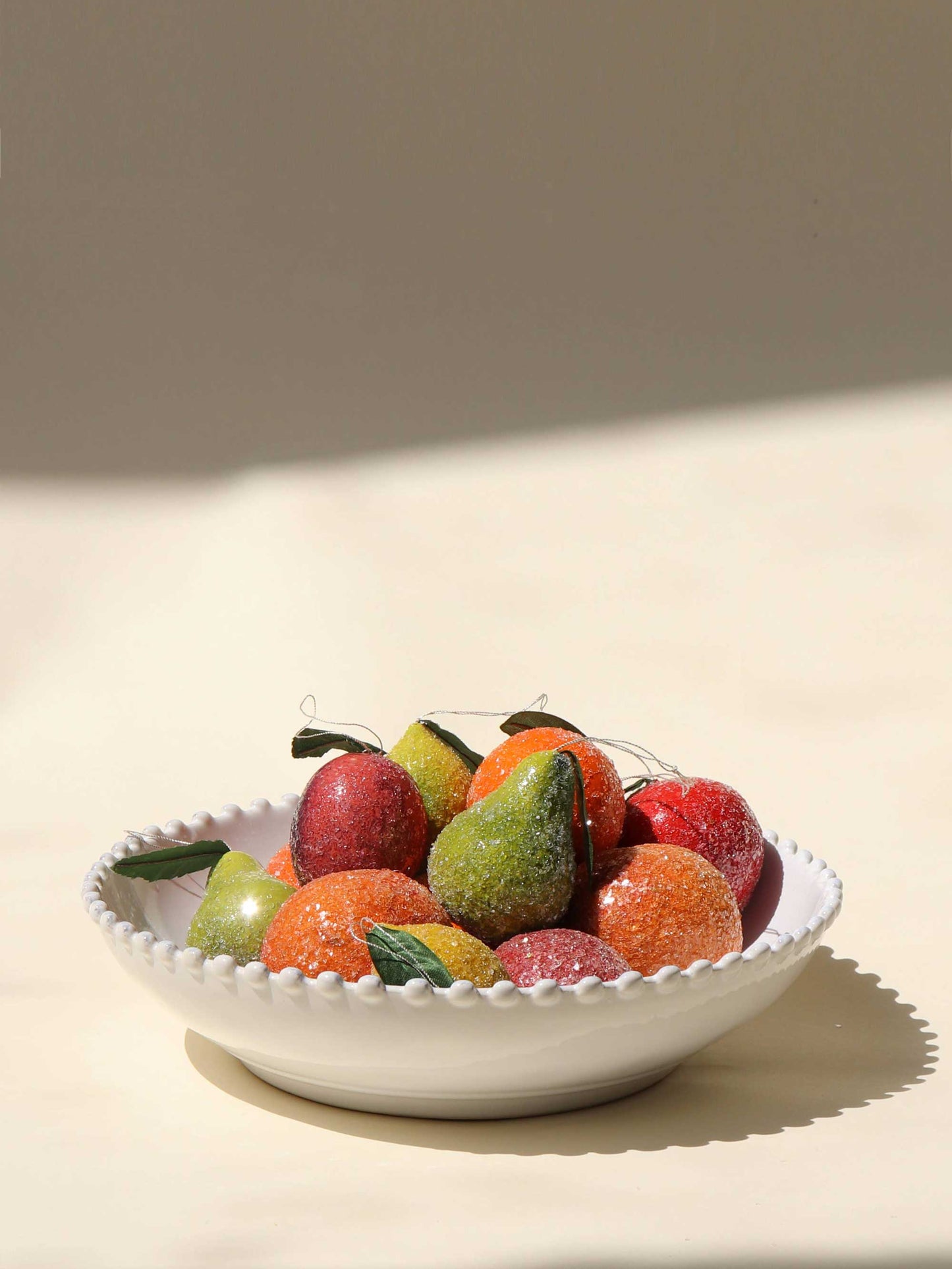 Frosted Pear Decoration