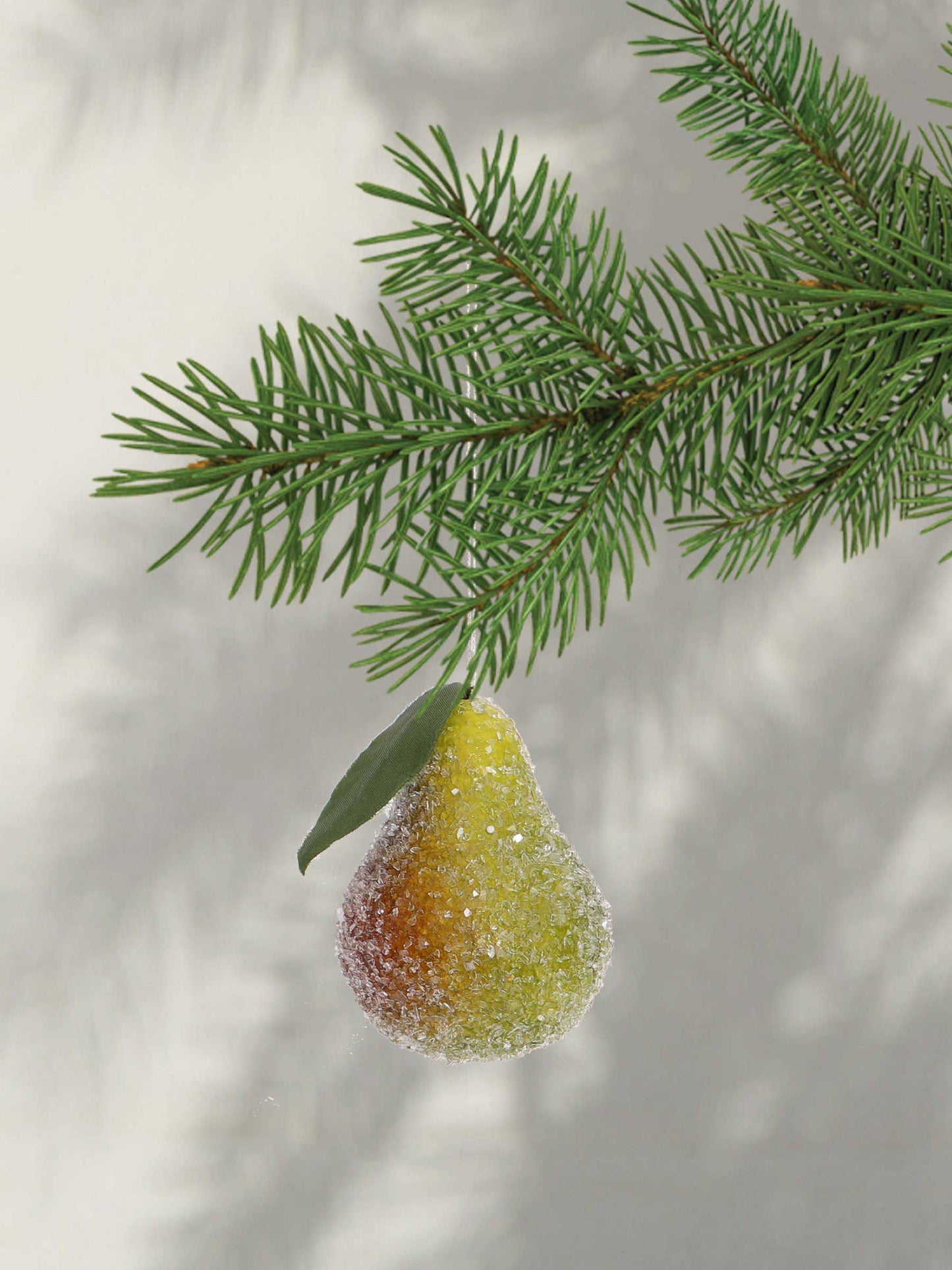 Frosted Pear Decoration