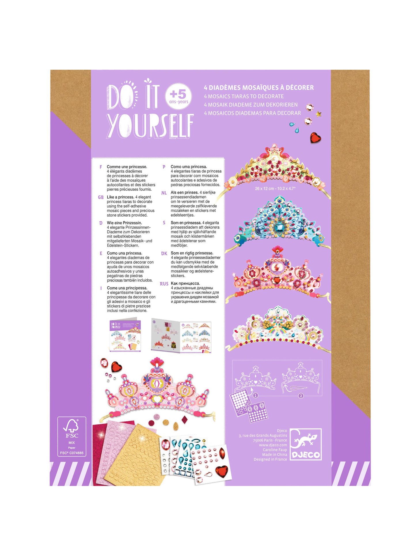 Like A Princess DIY Mosiac Tiaras
