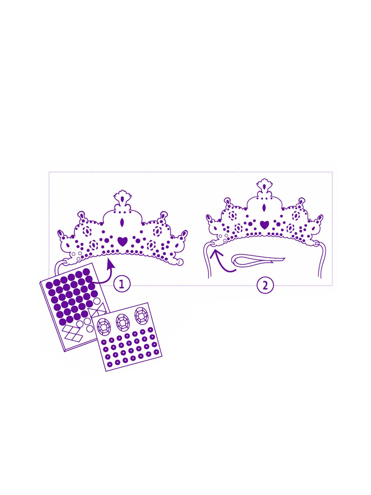 Like A Princess DIY Mosiac Tiaras