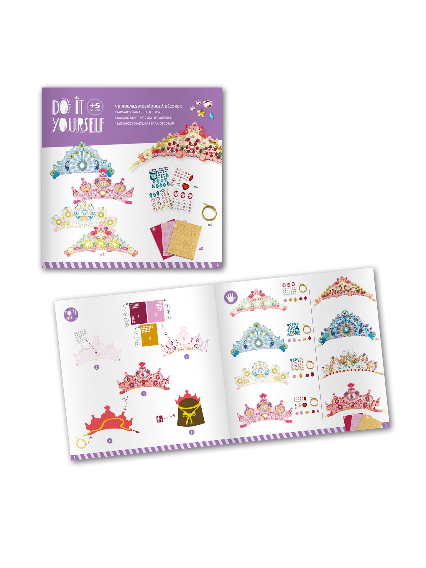 Like A Princess DIY Mosiac Tiaras