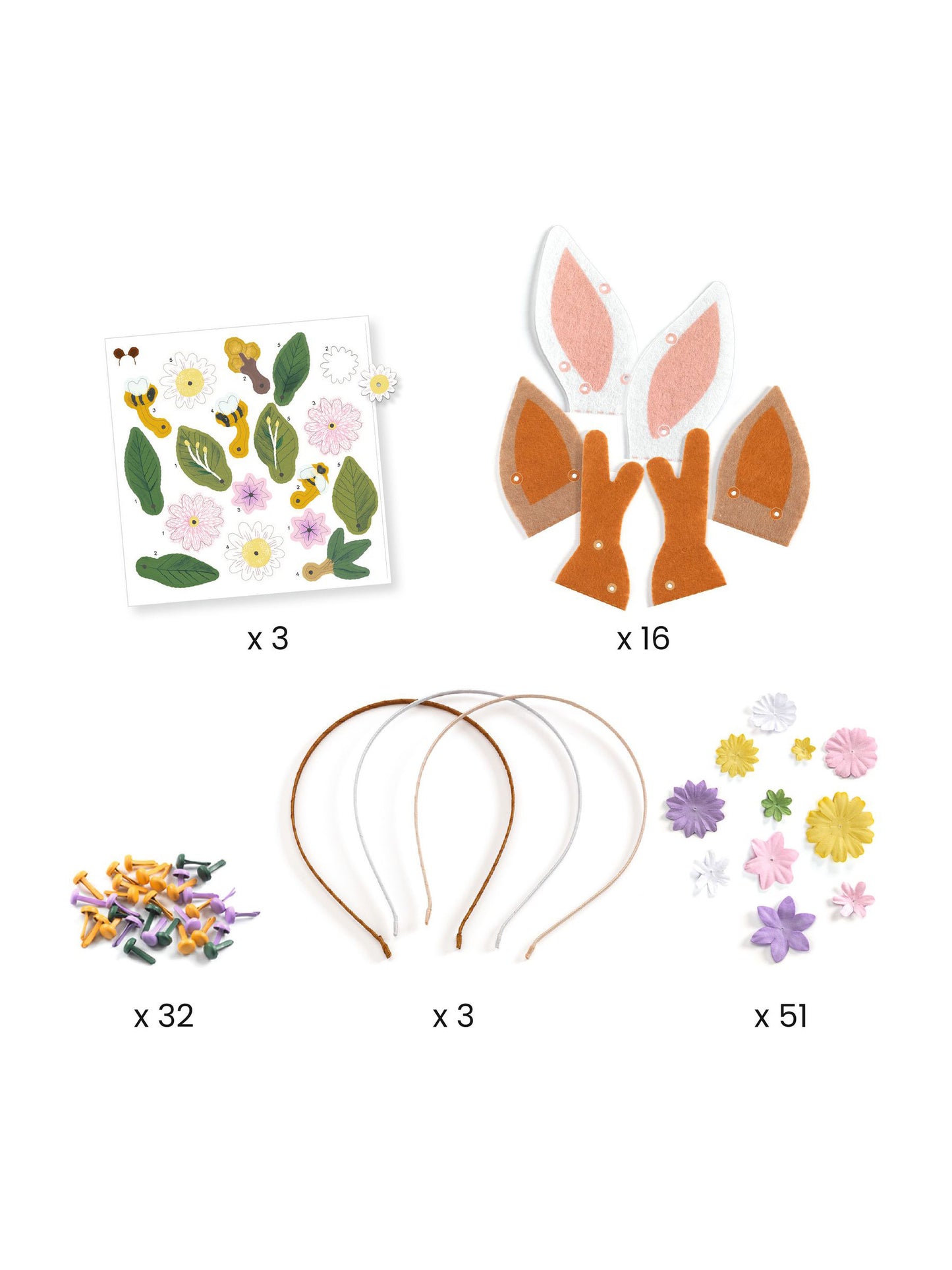 Flower Friends Do It Yourself Headbands