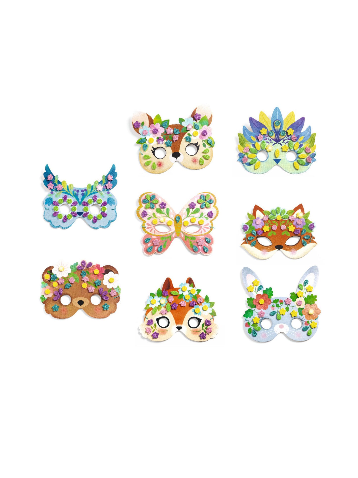 Forest Animals DIY Masks Kit