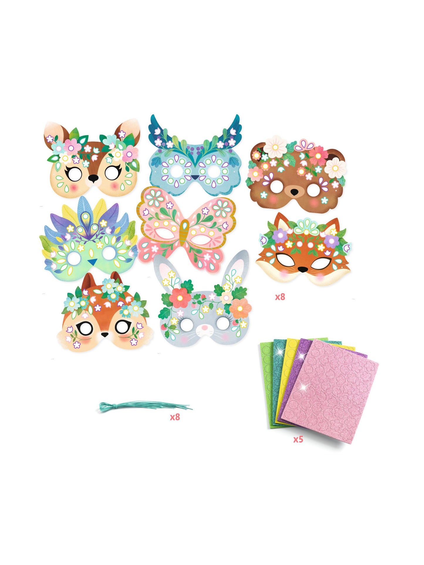 Forest Animals DIY Masks Kit